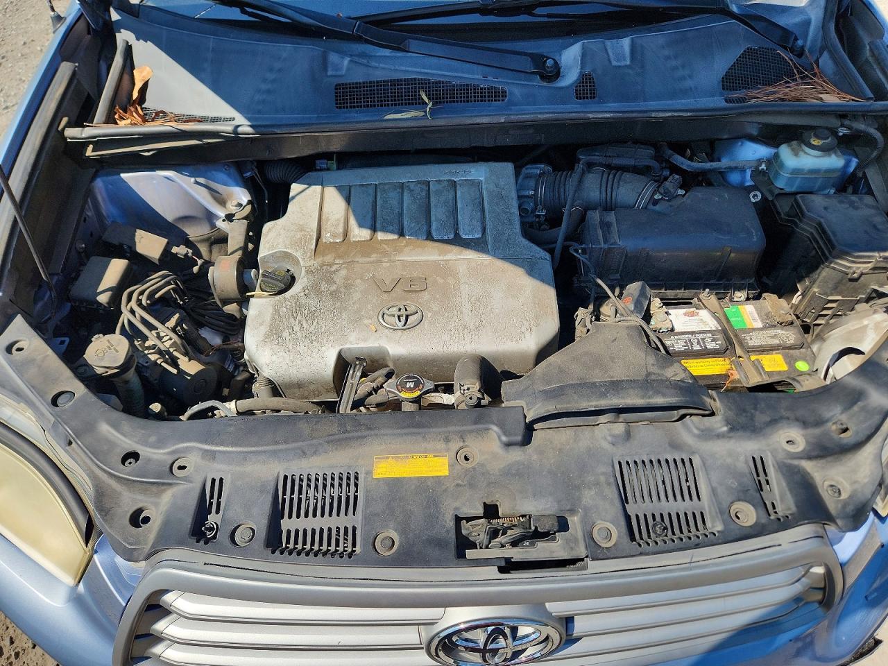 2008 Toyota Highlander Base Blue vin: JTEDS41A782064395