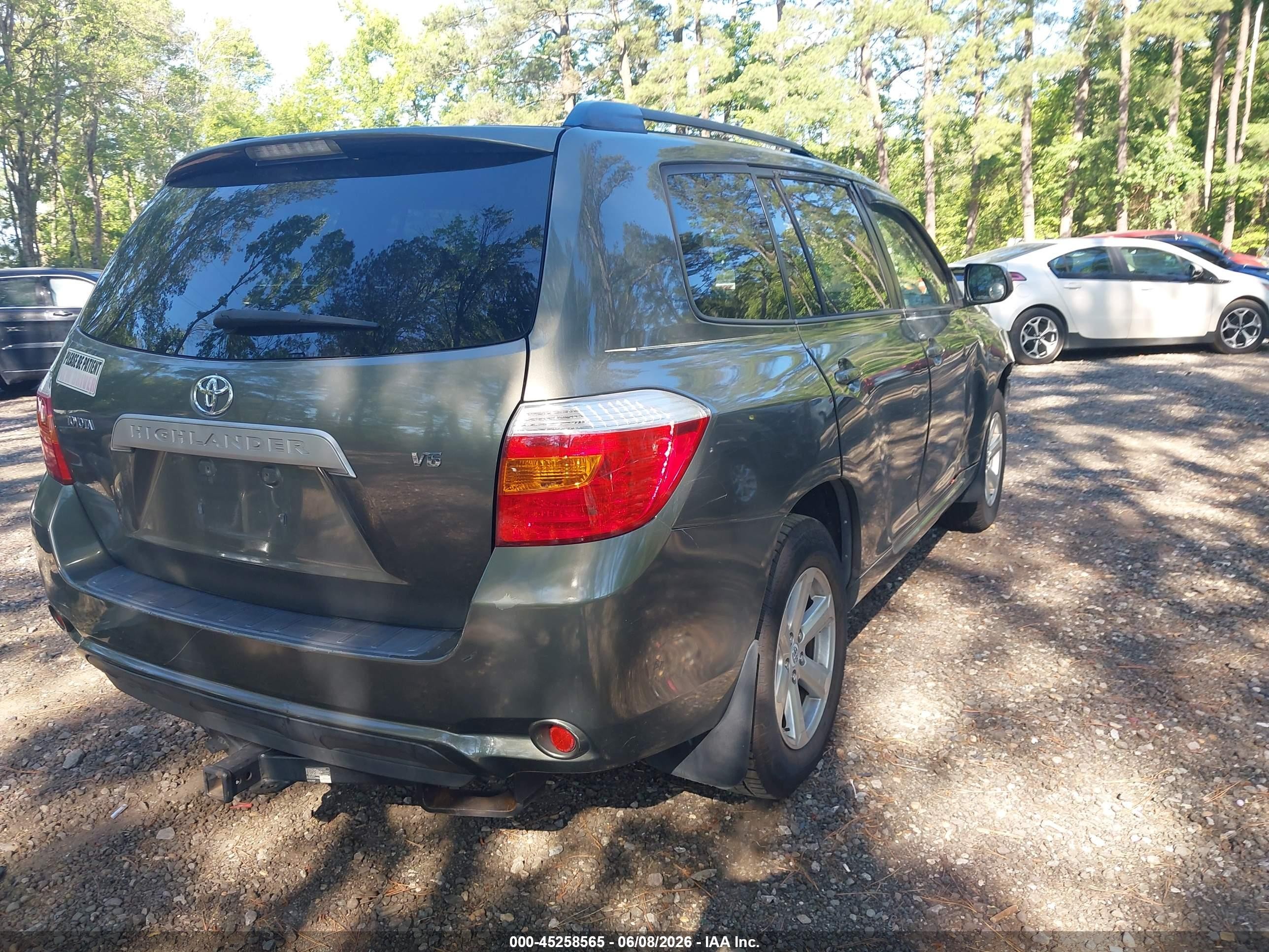 2009 Toyota Highlander   Gray vin: JTEDS41A792074149