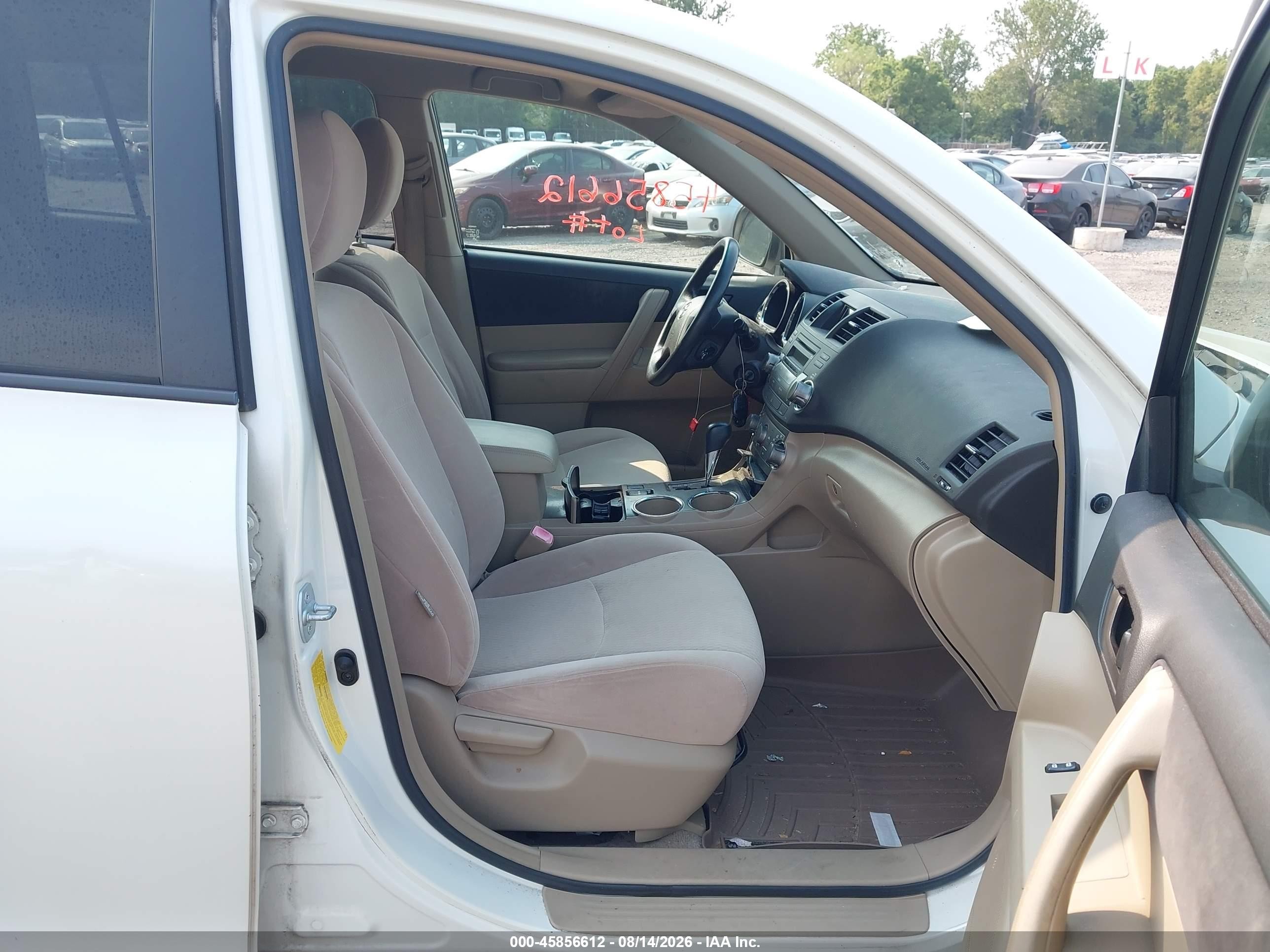 2008 Toyota Highlander   White vin: JTEDS41A882005727