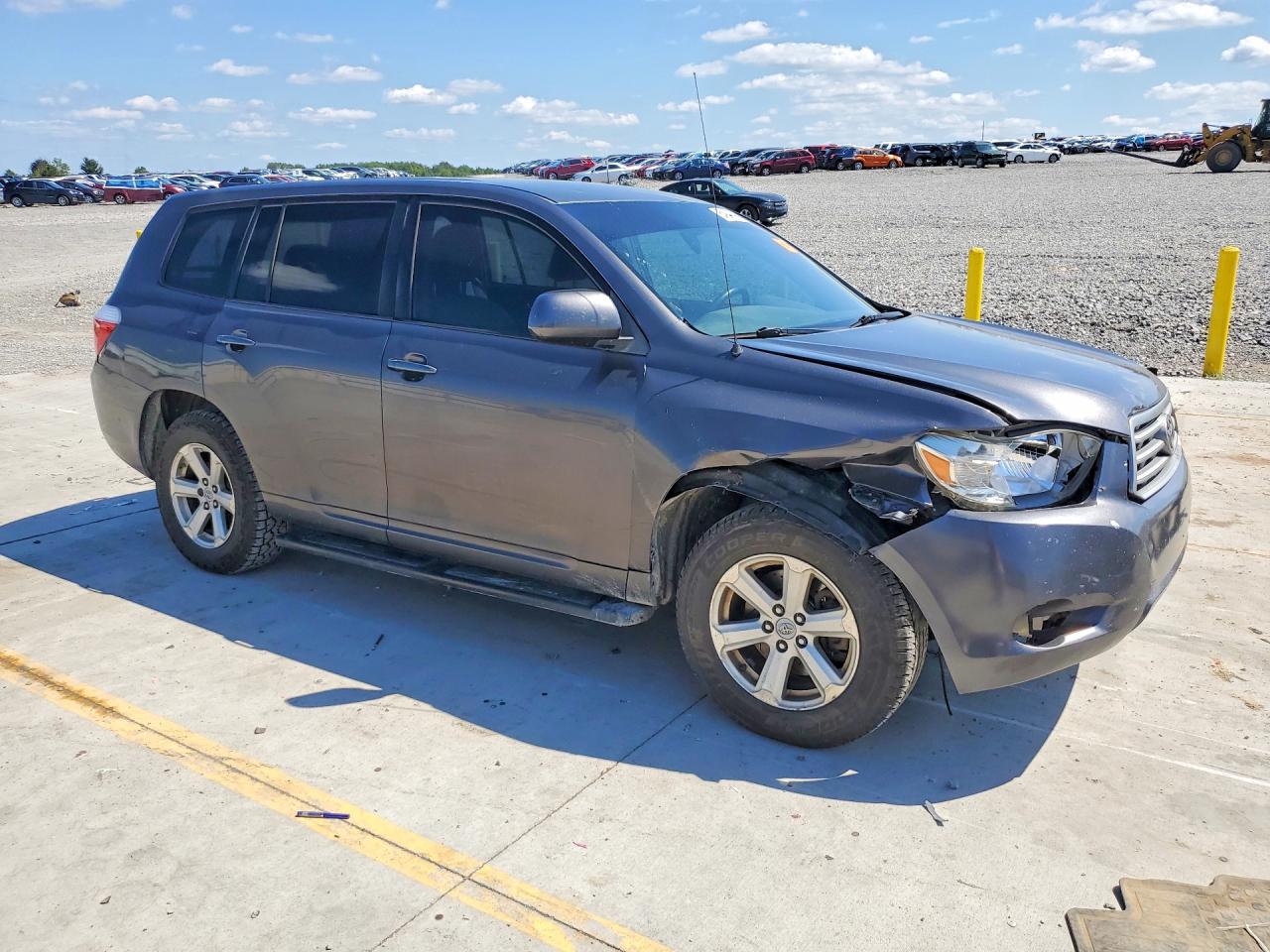 2008 Toyota Highlander Base Серый vin: JTEDS41A882007297