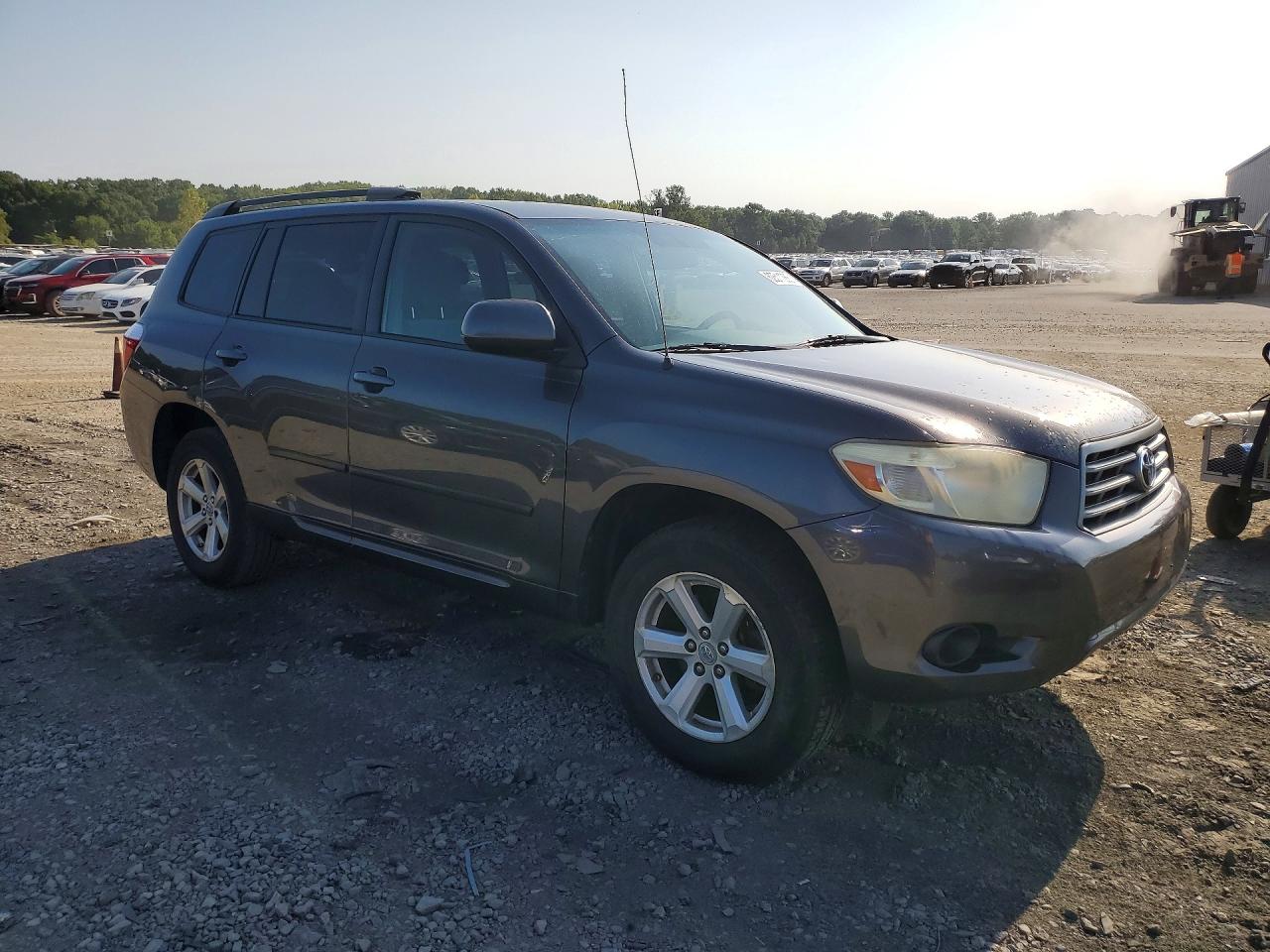 2008 Toyota Highlander Base Gray vin: JTEDS41A882063739