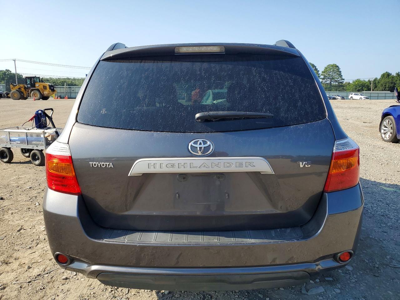 2008 Toyota Highlander Base Gray vin: JTEDS41A882063739