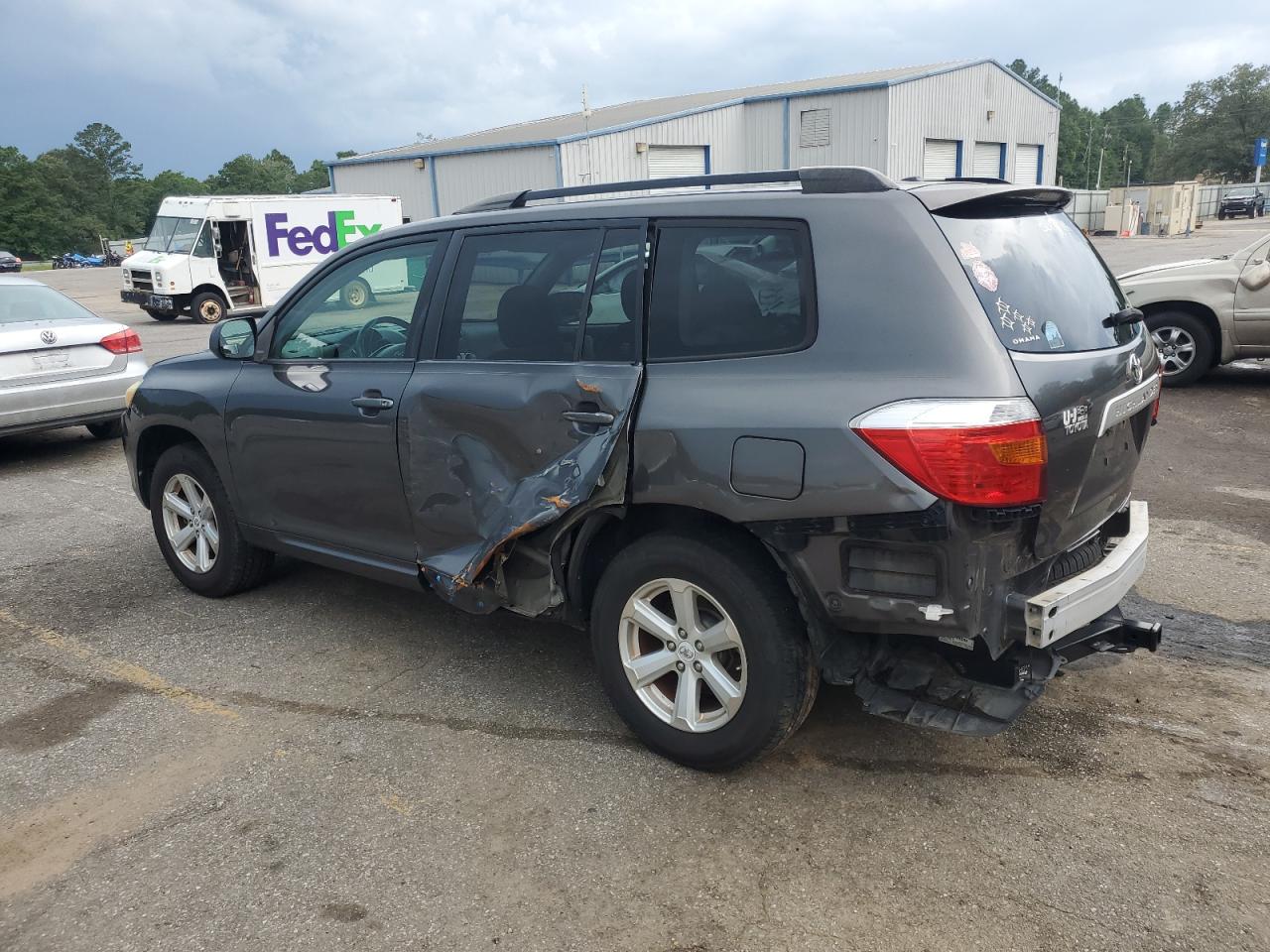 2009 Toyota Highlander Gray vin: JTEDS41A892085967