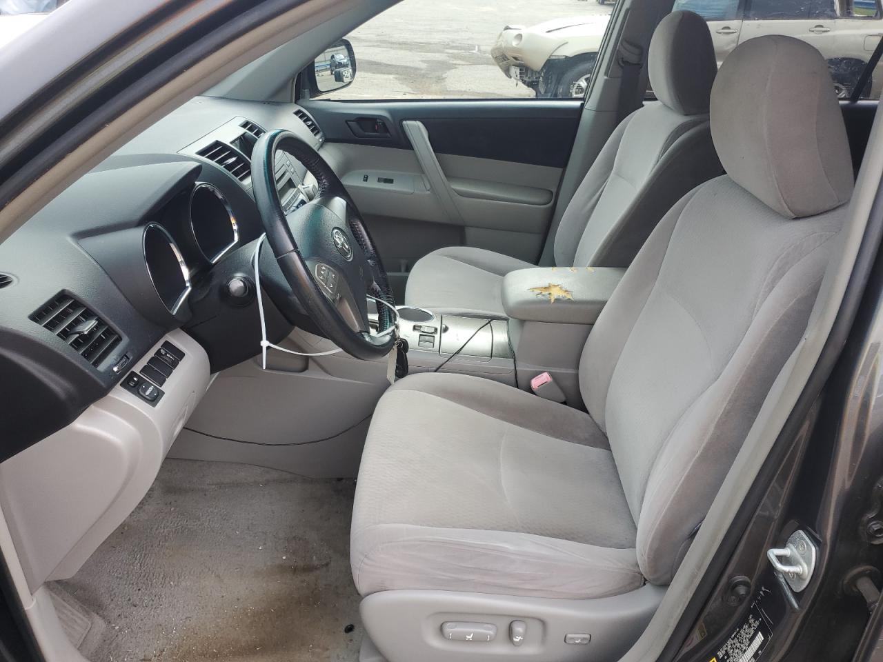 2009 Toyota Highlander Gray vin: JTEDS41A892085967