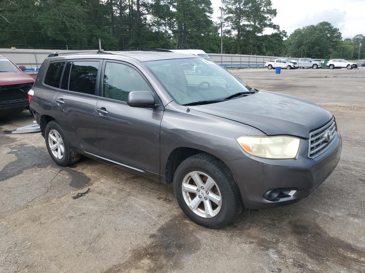 2009 Toyota Highlander Gray vin: JTEDS41A892085967