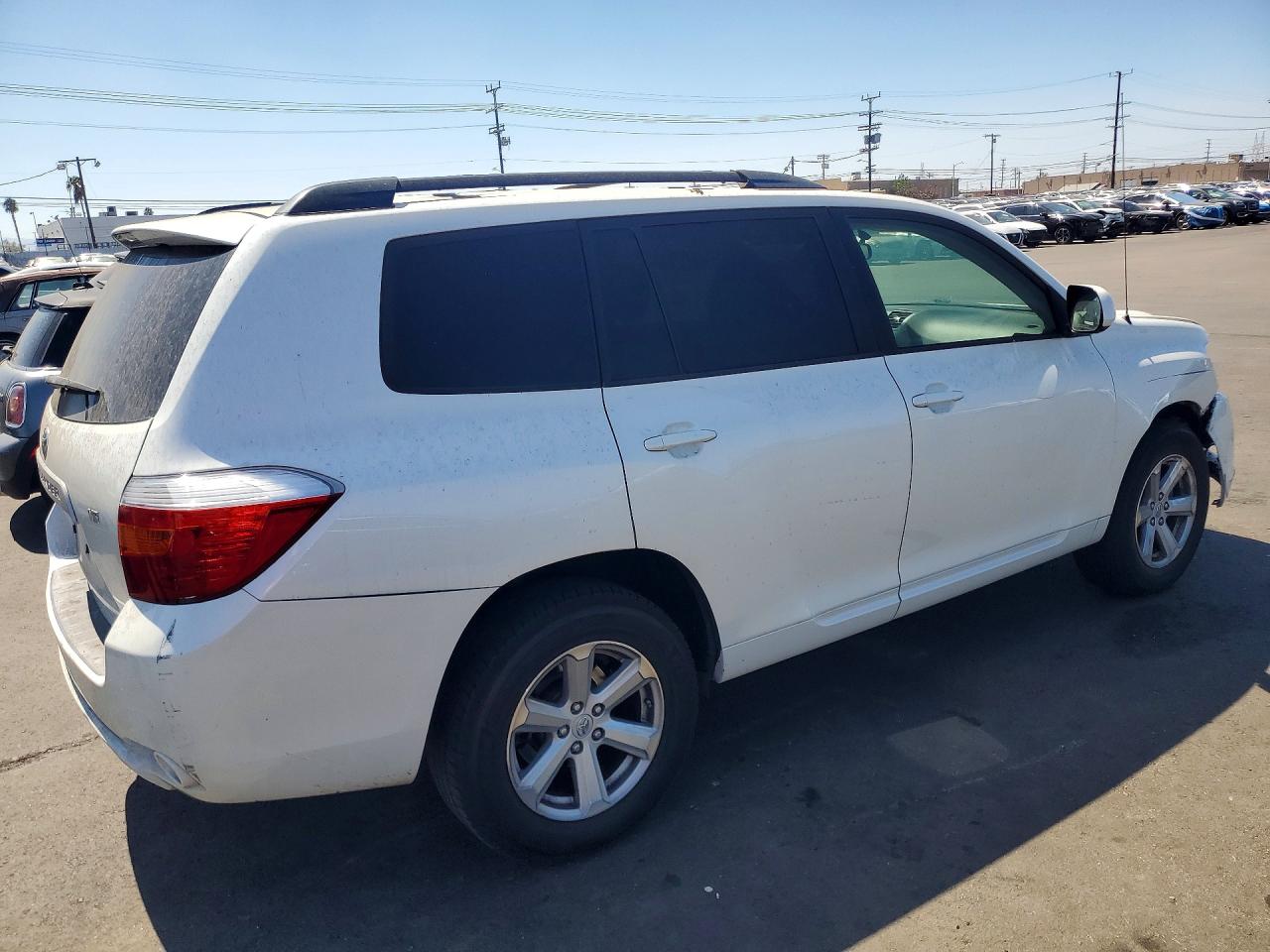 2009 Toyota Highlander Base Белый vin: JTEDS41A892092806