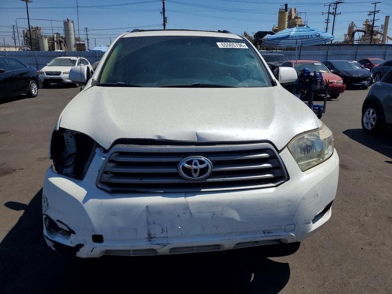 2009 Toyota Highlander Base Белый vin: JTEDS41A892092806