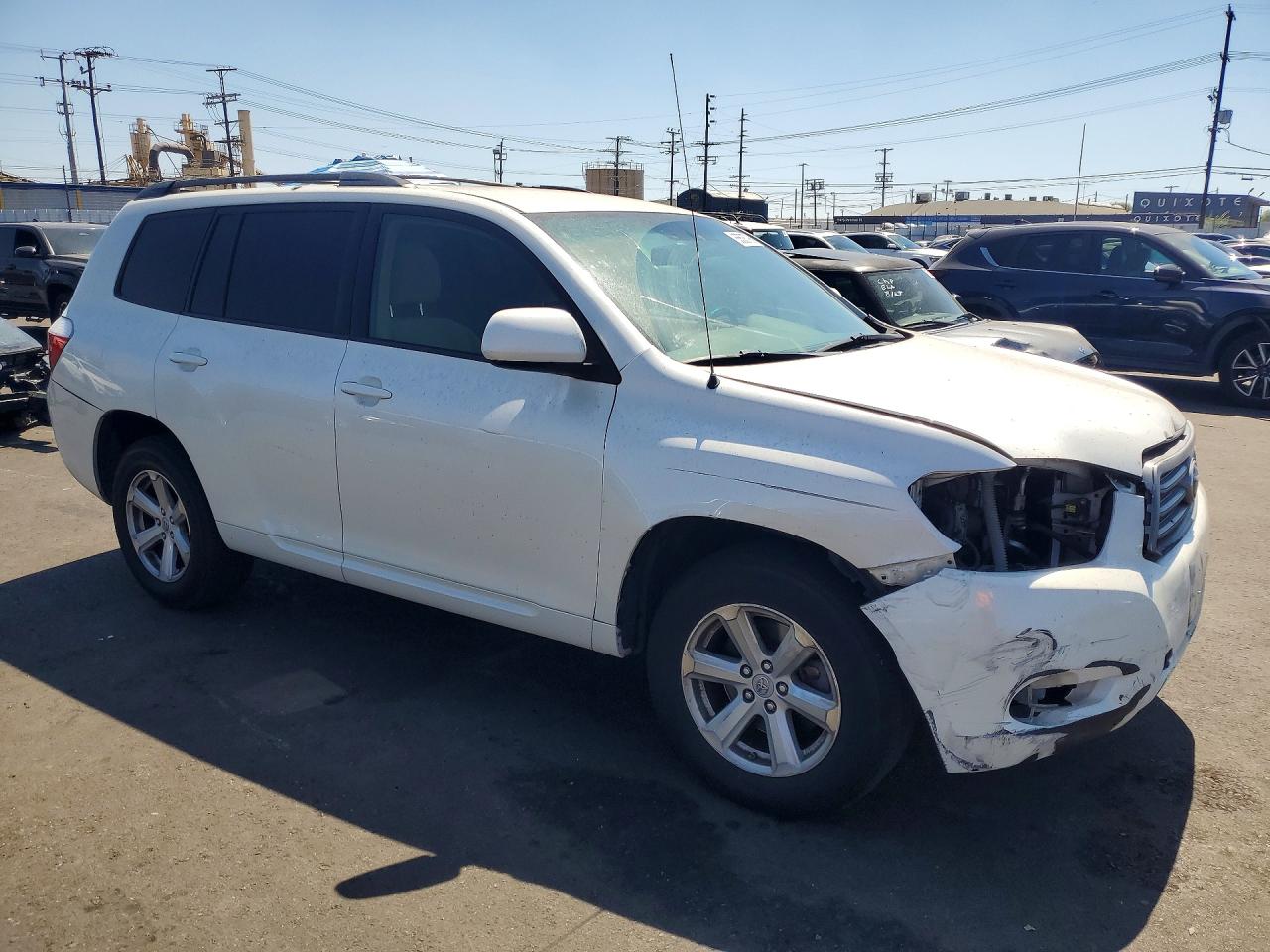 2009 Toyota Highlander Base Белый vin: JTEDS41A892092806