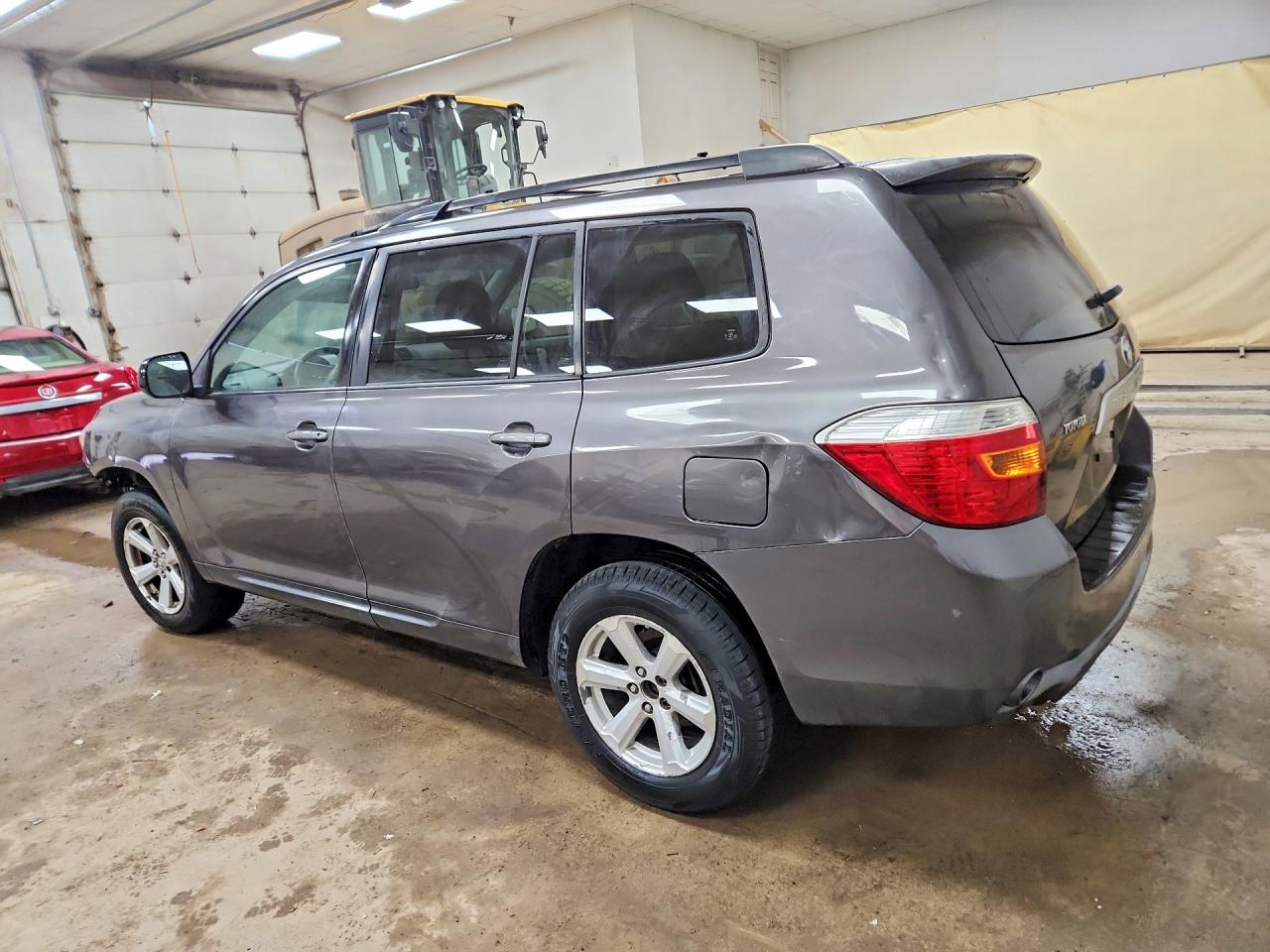 2008 Toyota Highlander Base Gray vin: JTEDS41A982019720