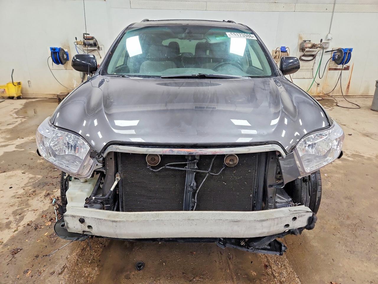 2008 Toyota Highlander Base Gray vin: JTEDS41A982019720