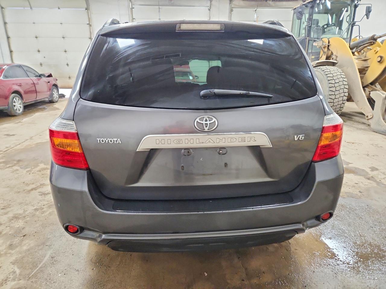 2008 Toyota Highlander Base Gray vin: JTEDS41A982019720