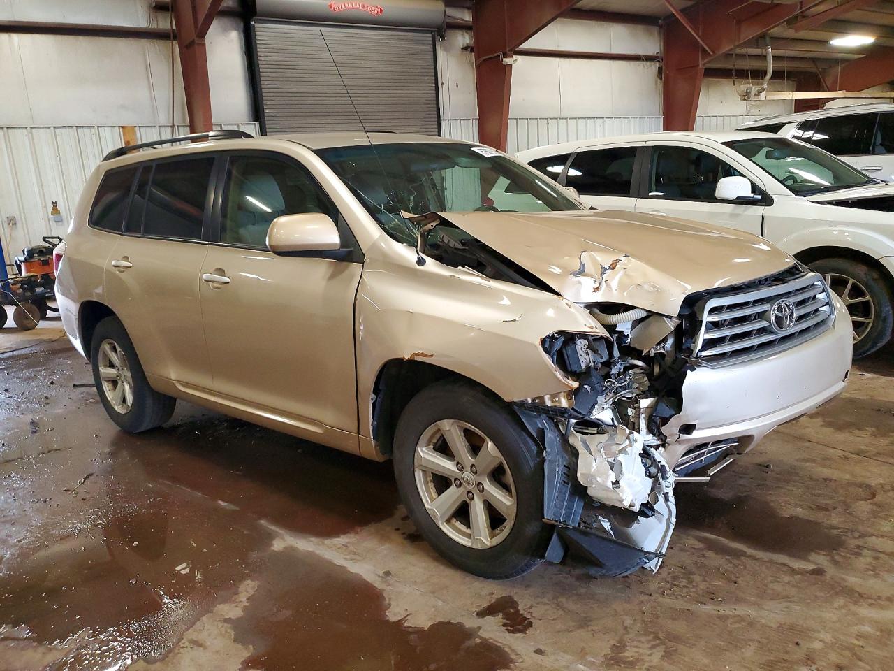 2008 Toyota Highlander Base Tan vin: JTEDS41A982026778
