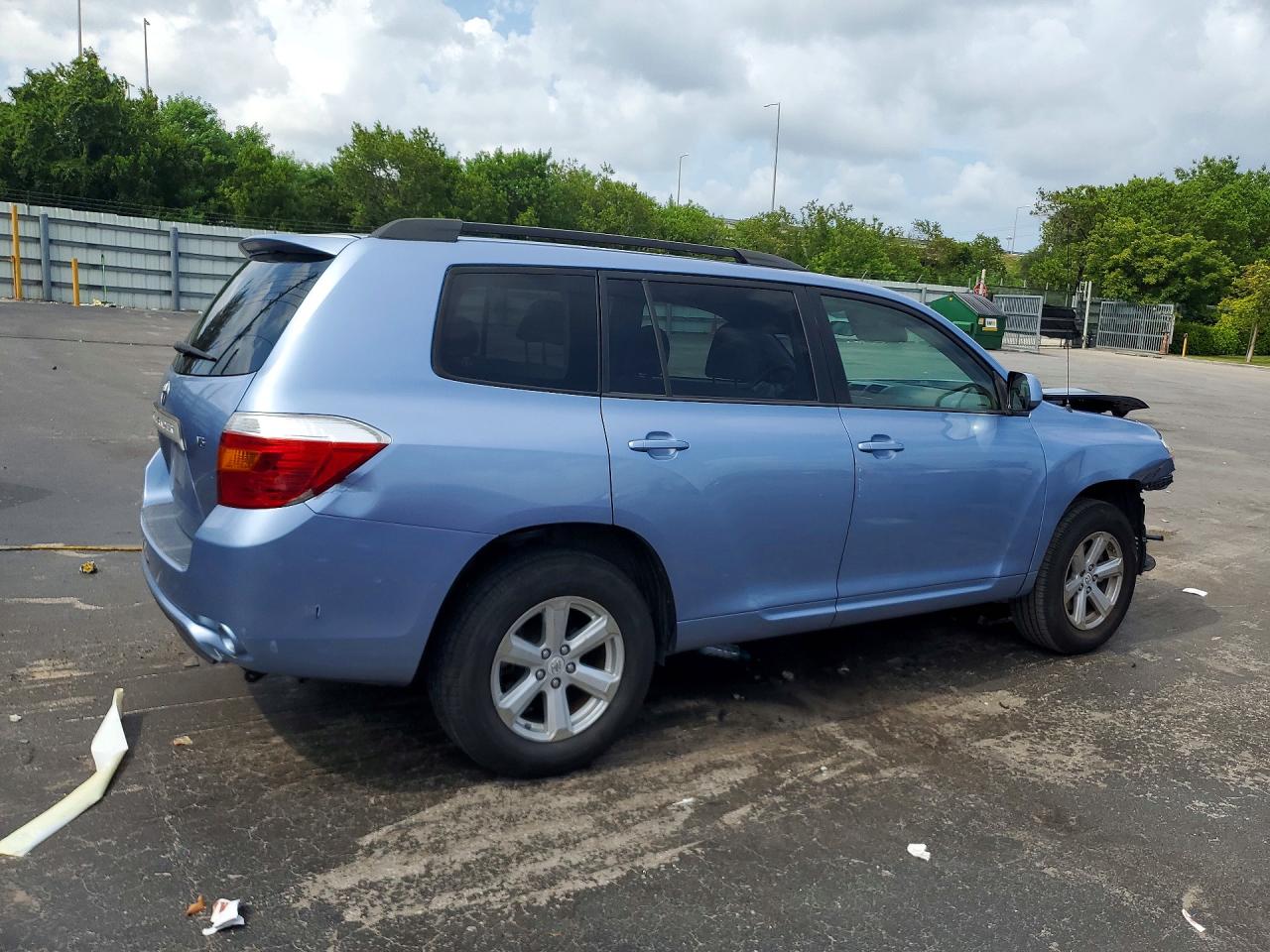 2008 Toyota Highlander Base Blue vin: JTEDS41A982045668