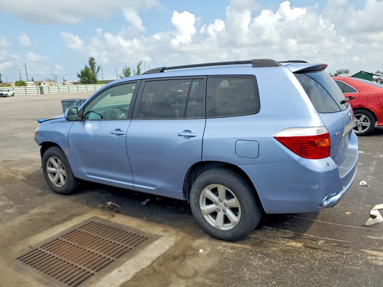 2008 Toyota Highlander Base Blue vin: JTEDS41A982045668