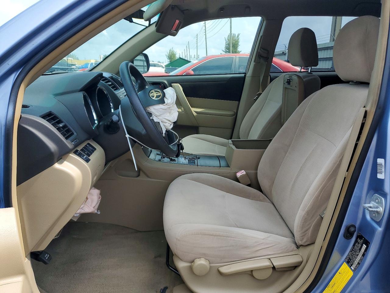 2008 Toyota Highlander Base Blue vin: JTEDS41A982045668