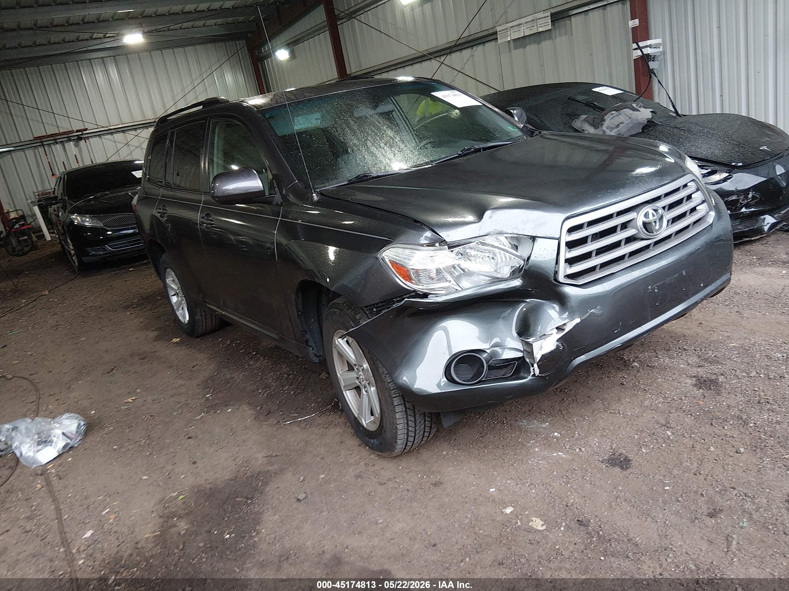 2008 Toyota Highlander   Gray vin: JTEDS41A982047436