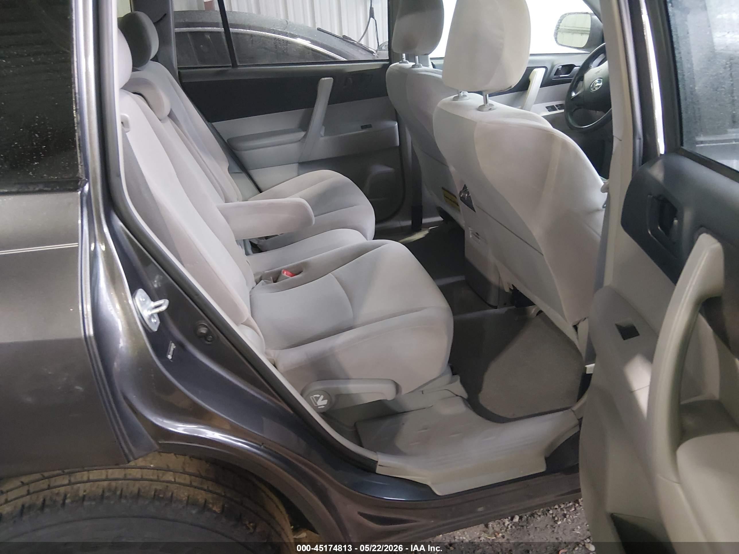 2008 Toyota Highlander Gray vin: JTEDS41A982047436