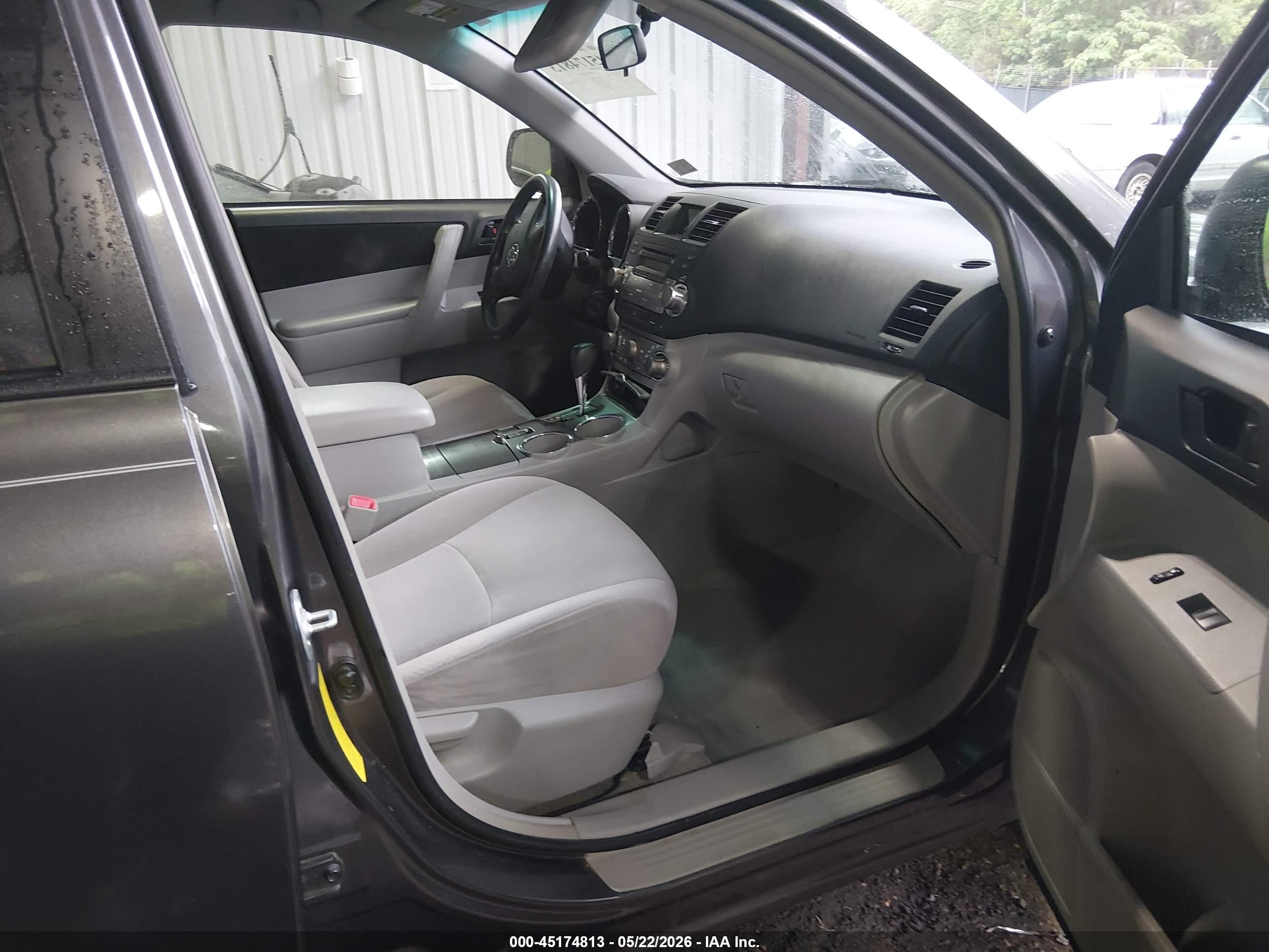 2008 Toyota Highlander Gray vin: JTEDS41A982047436