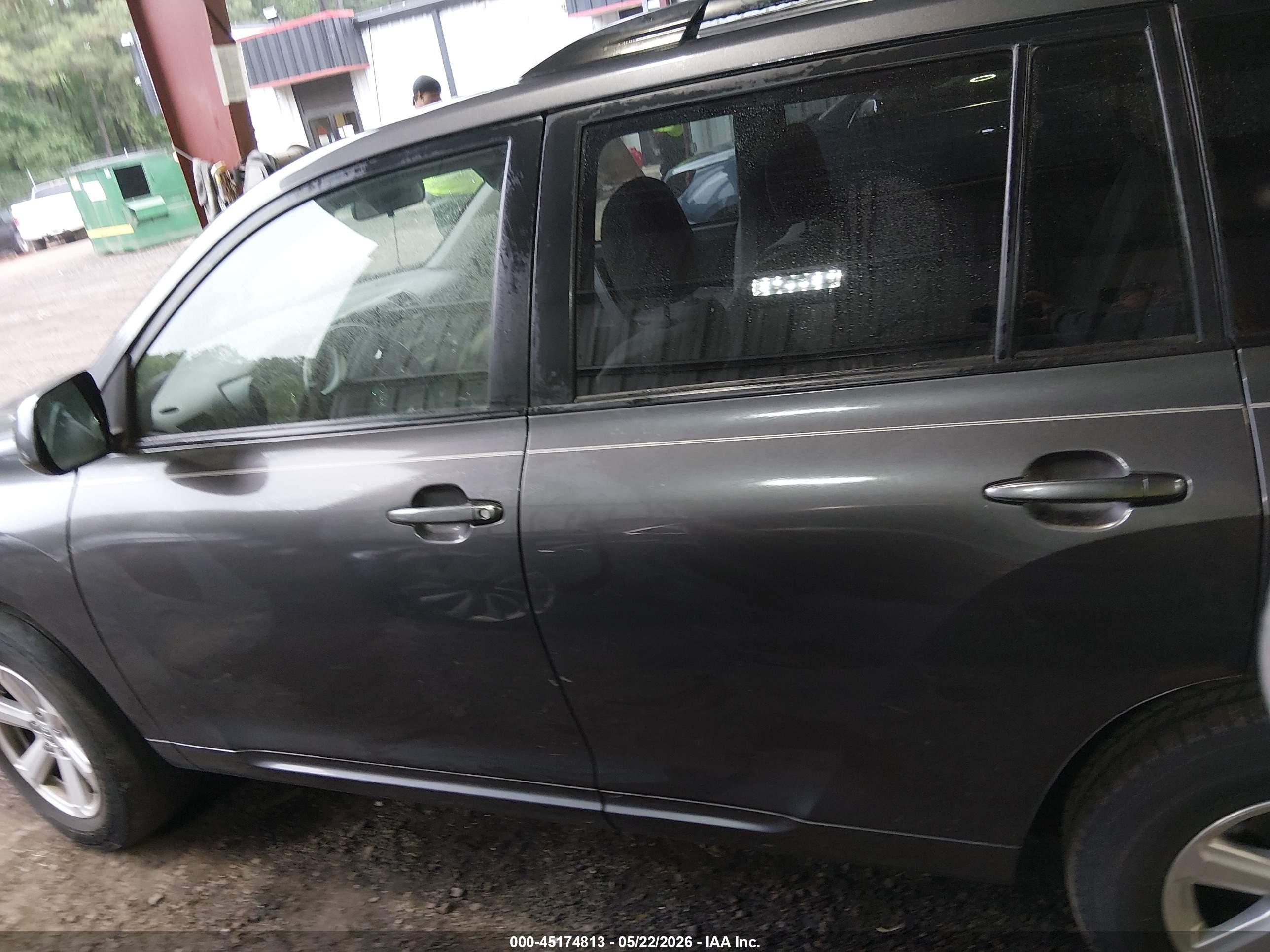 2008 Toyota Highlander Gray vin: JTEDS41A982047436