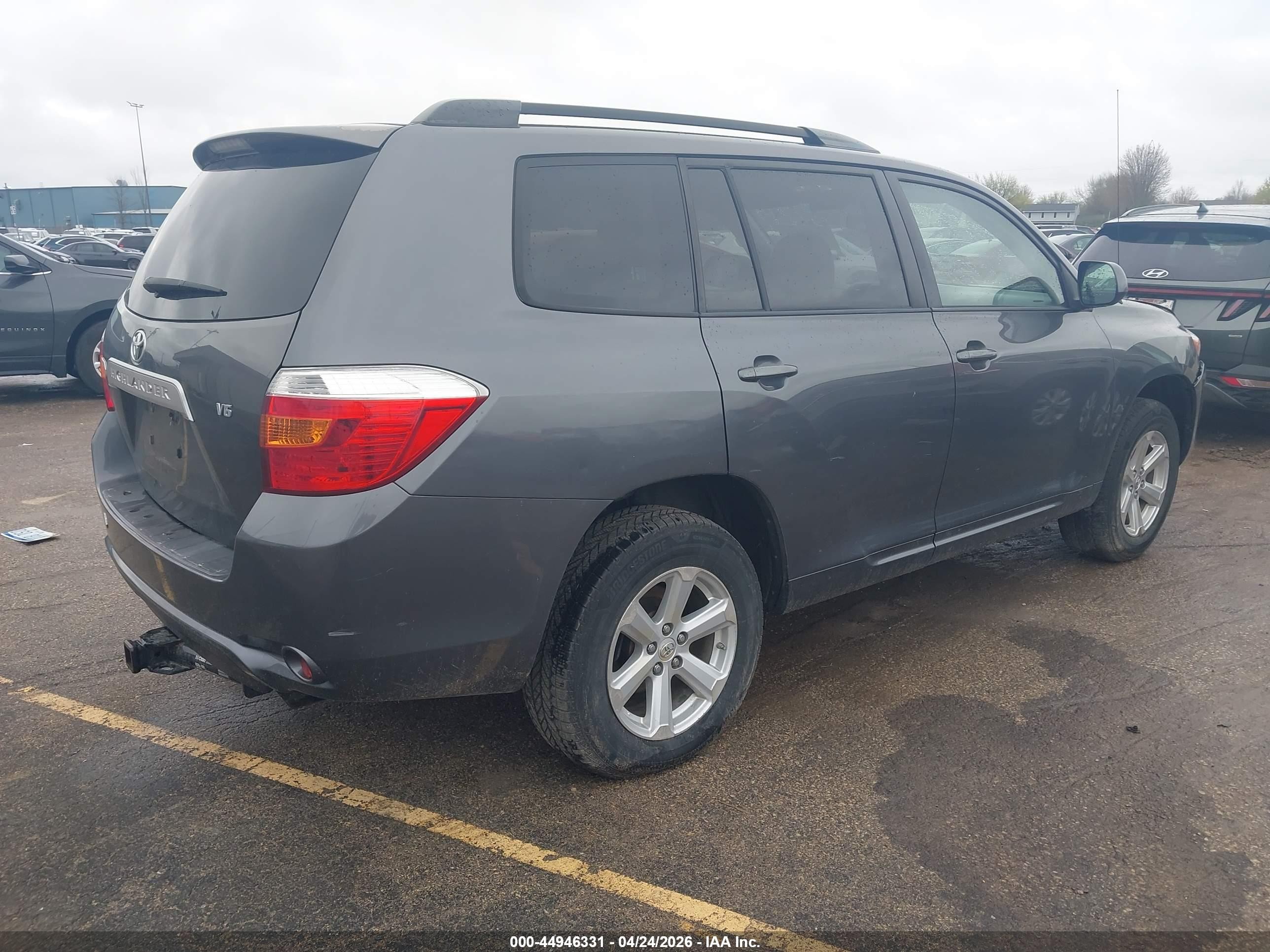 2009 Toyota Highlander   Gray vin: JTEDS41A992088540