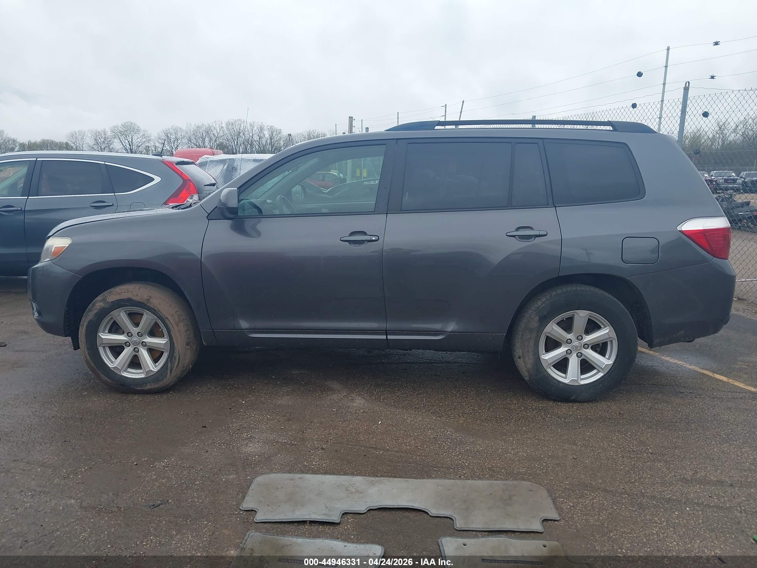 2009 Toyota Highlander   Gray vin: JTEDS41A992088540