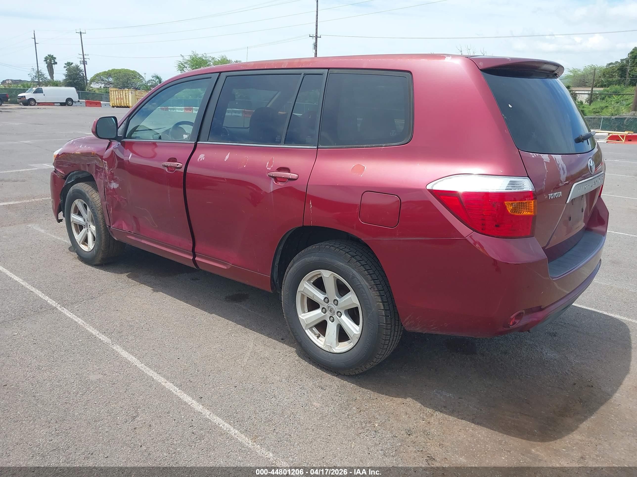 2008 Toyota Highlander   Red vin: JTEDS41AX82004319
