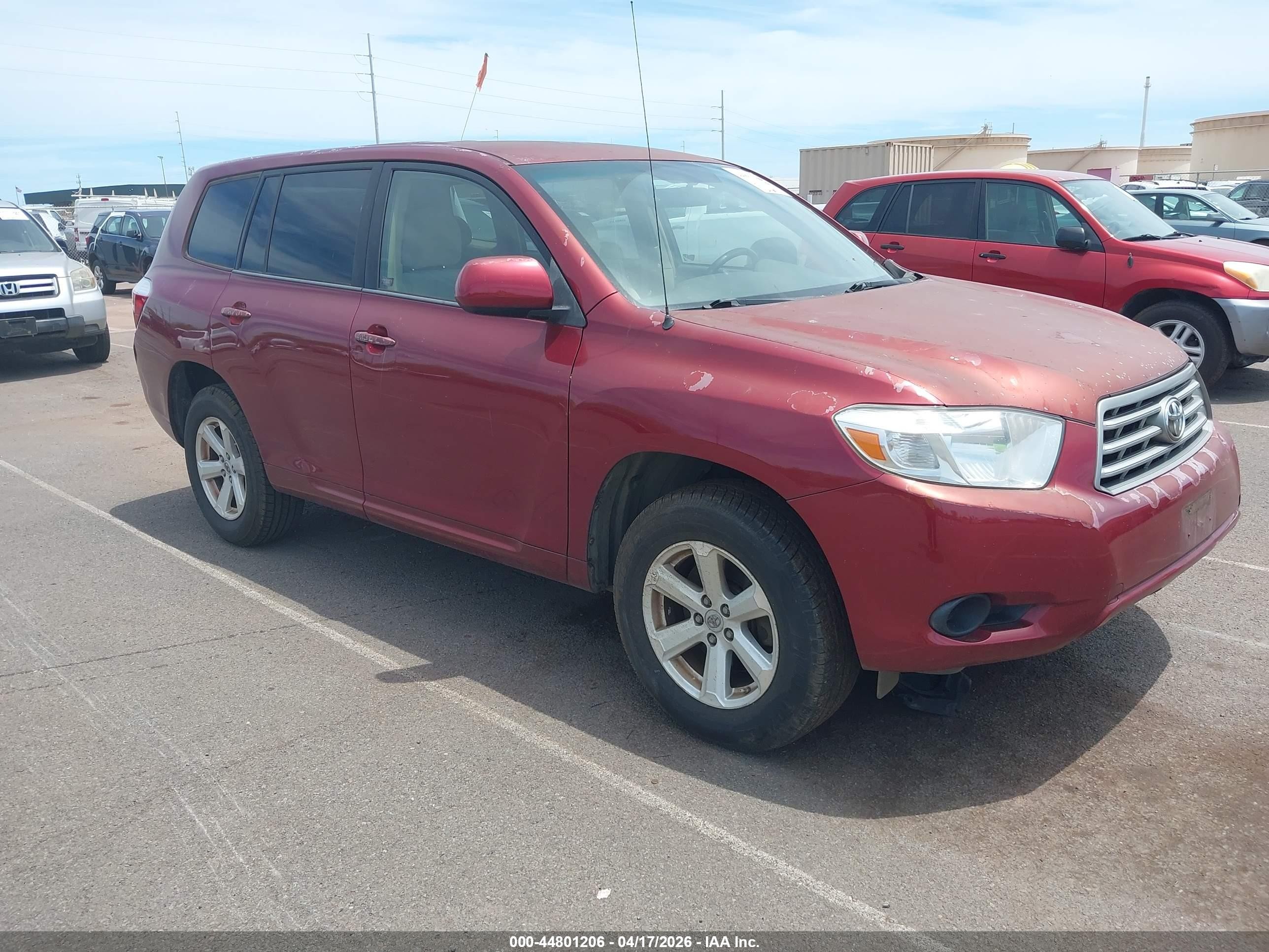 2008 Toyota Highlander   Red vin: JTEDS41AX82004319