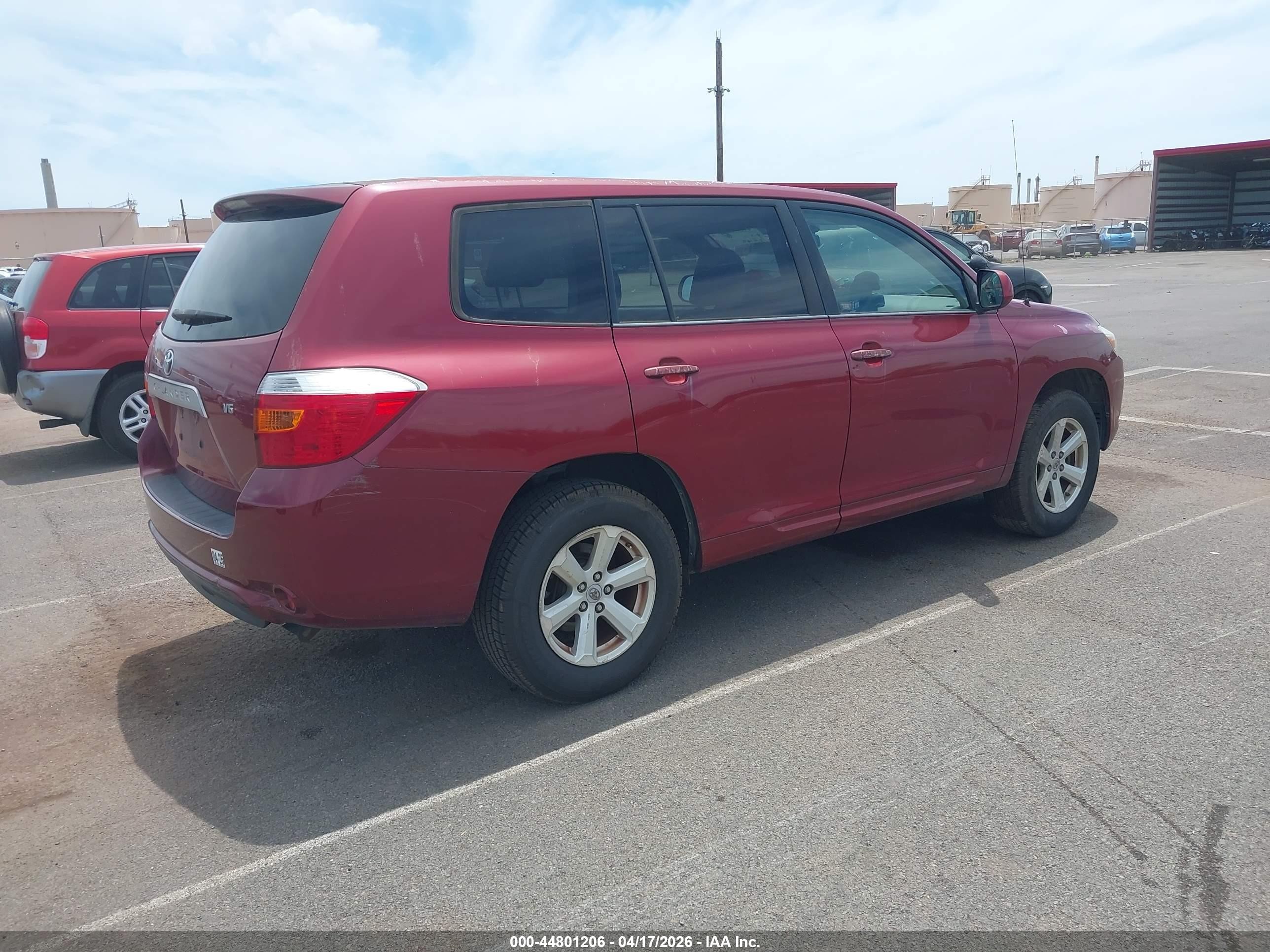 2008 Toyota Highlander   Red vin: JTEDS41AX82004319