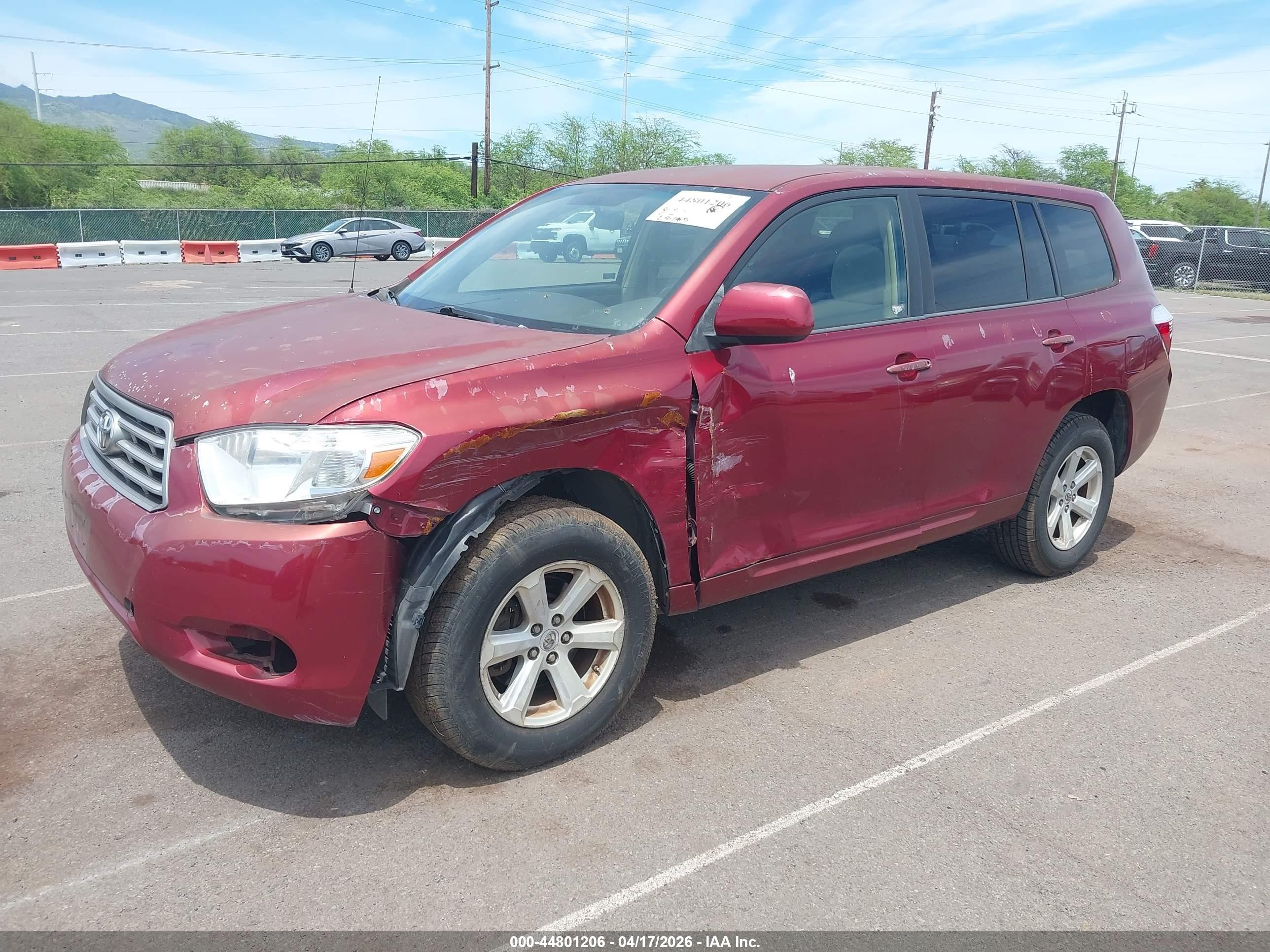 2008 Toyota Highlander   Red vin: JTEDS41AX82004319
