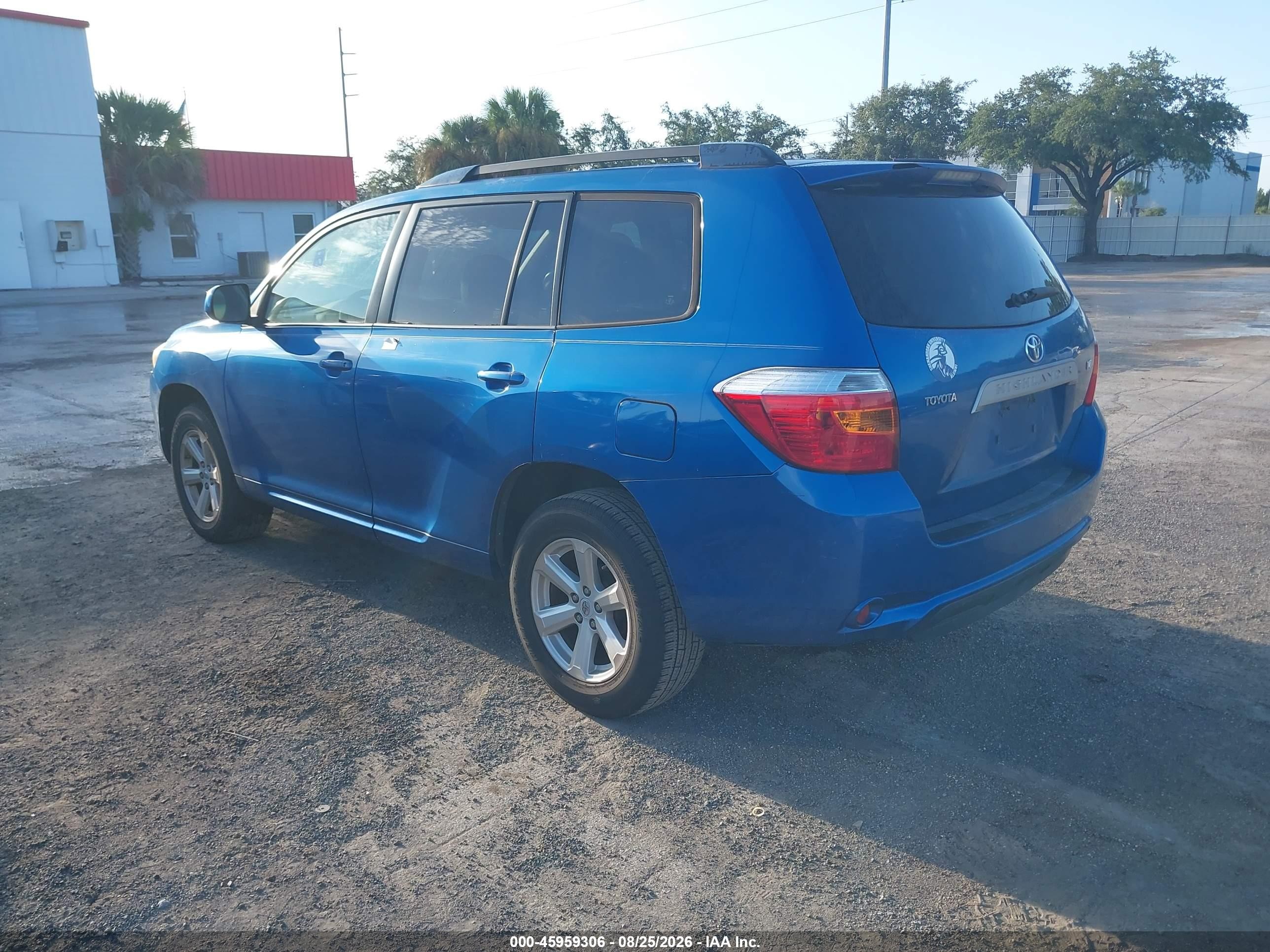 2008 Toyota Highlander   Blue vin: JTEDS41AX82010153