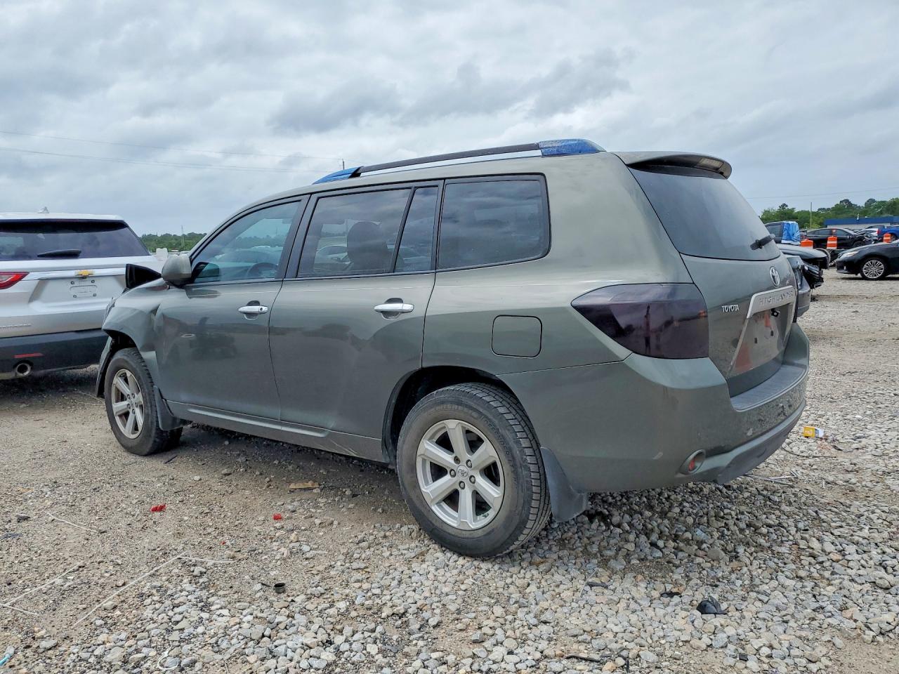 2008 Toyota Highlander Base Gray vin: JTEDS41AX82053410