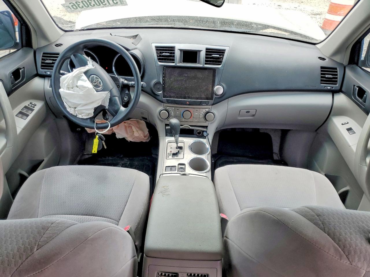 2008 Toyota Highlander Base Gray vin: JTEDS41AX82053410