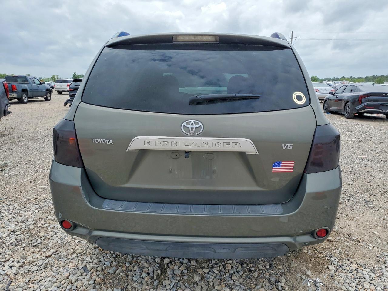 2008 Toyota Highlander Base Gray vin: JTEDS41AX82053410