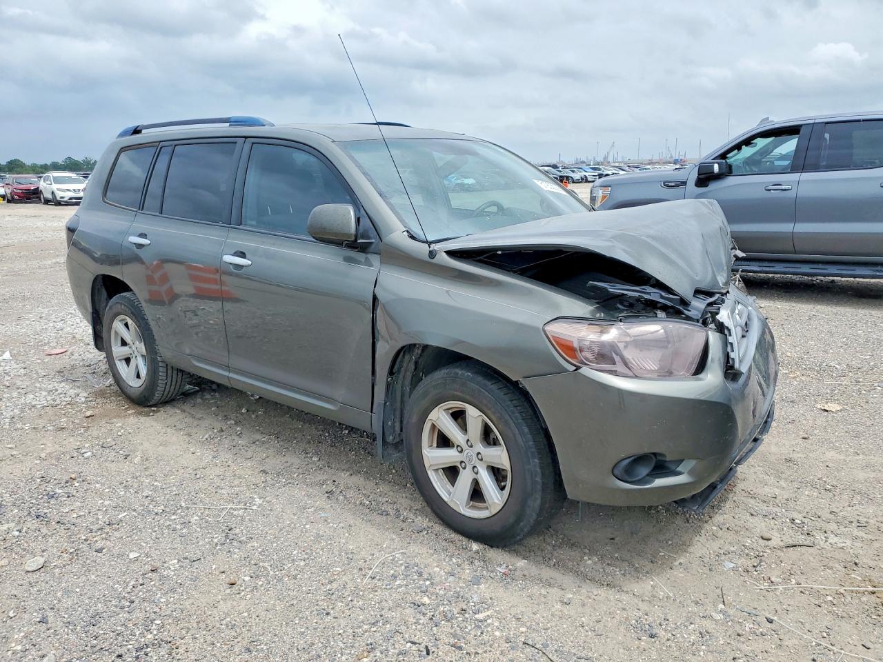 2008 Toyota Highlander Base Gray vin: JTEDS41AX82053410