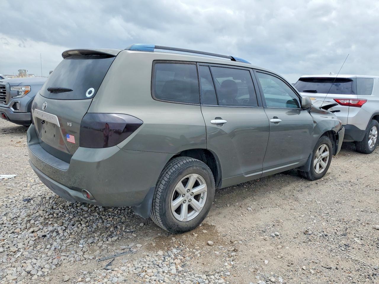 2008 Toyota Highlander Base Gray vin: JTEDS41AX82053410