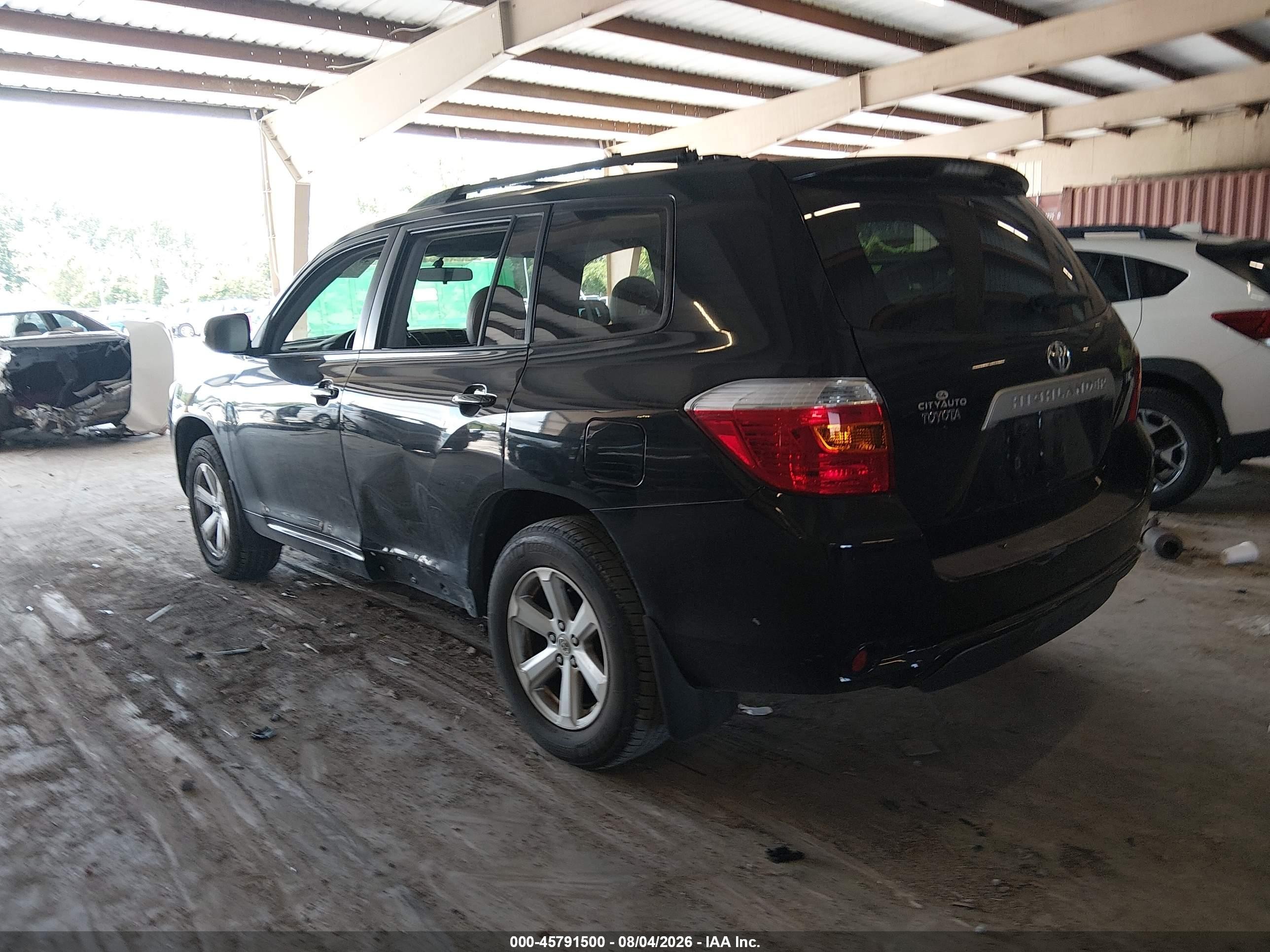 2009 Toyota Highlander   Black vin: JTEDS41AX92088241