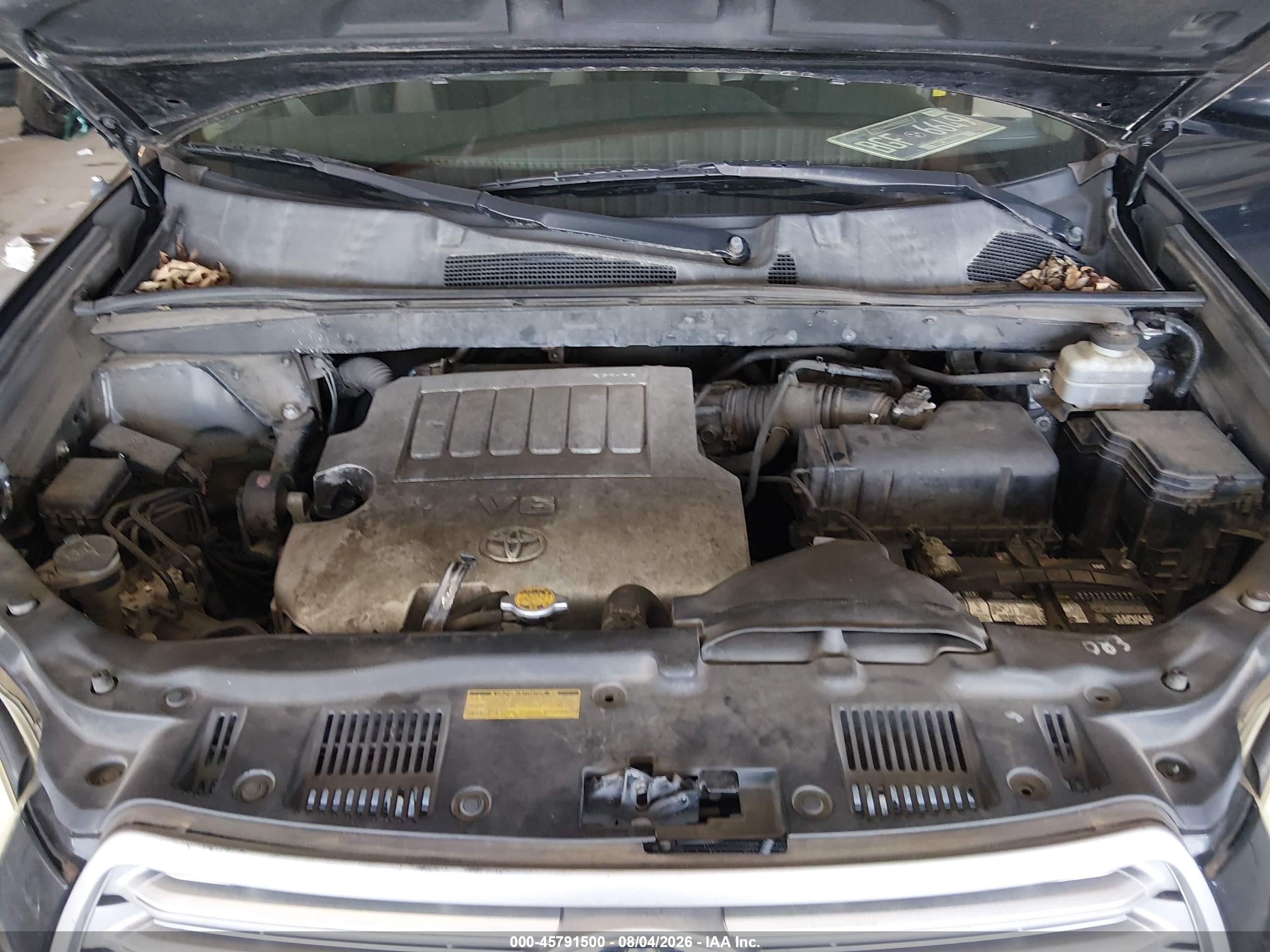 2009 Toyota Highlander   Black vin: JTEDS41AX92088241