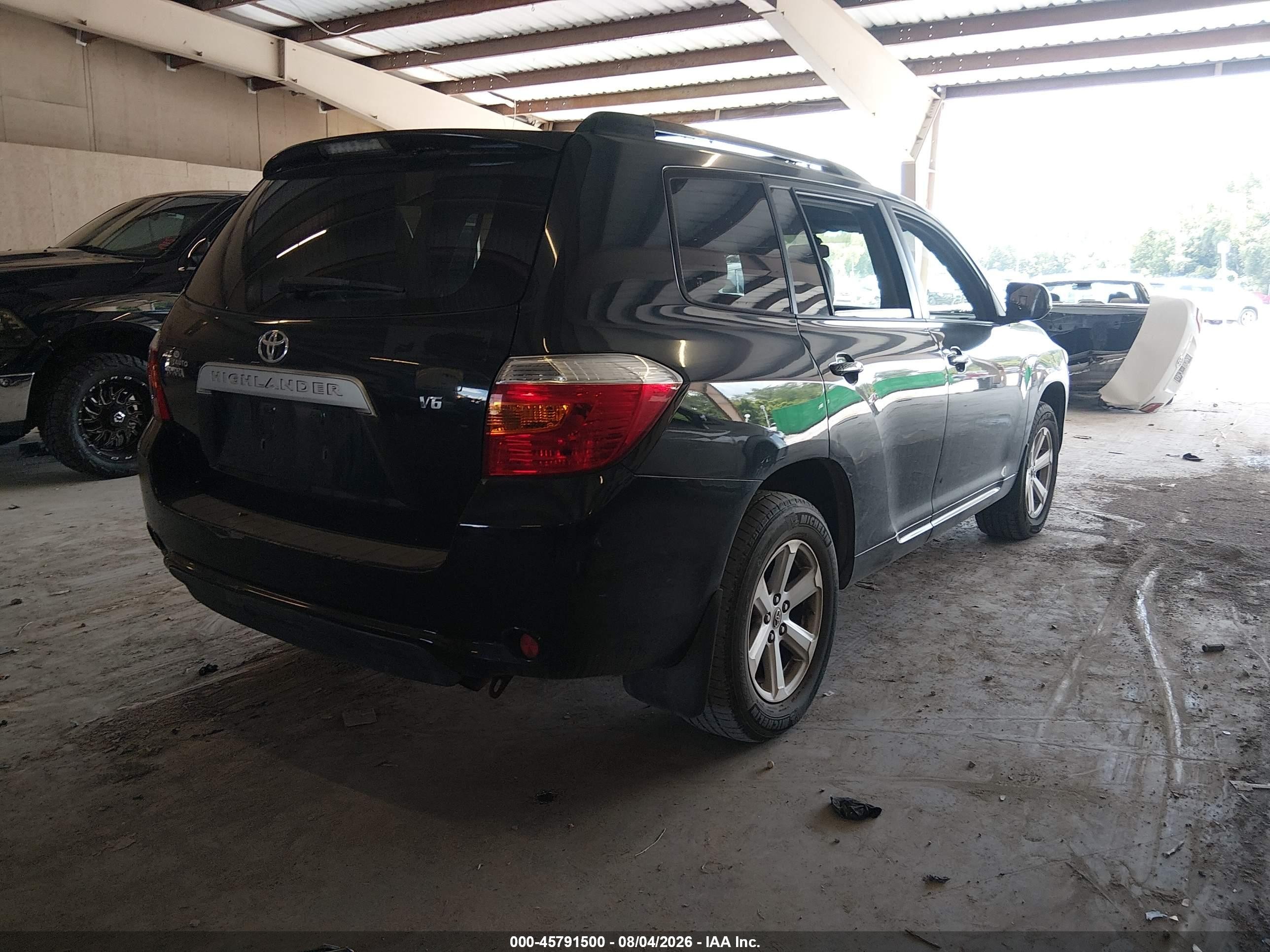 2009 Toyota Highlander   Black vin: JTEDS41AX92088241