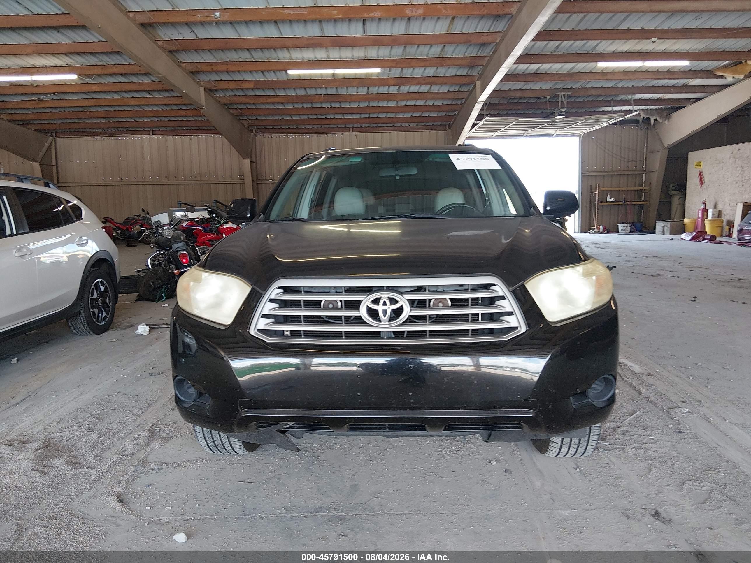 2009 Toyota Highlander   Black vin: JTEDS41AX92088241