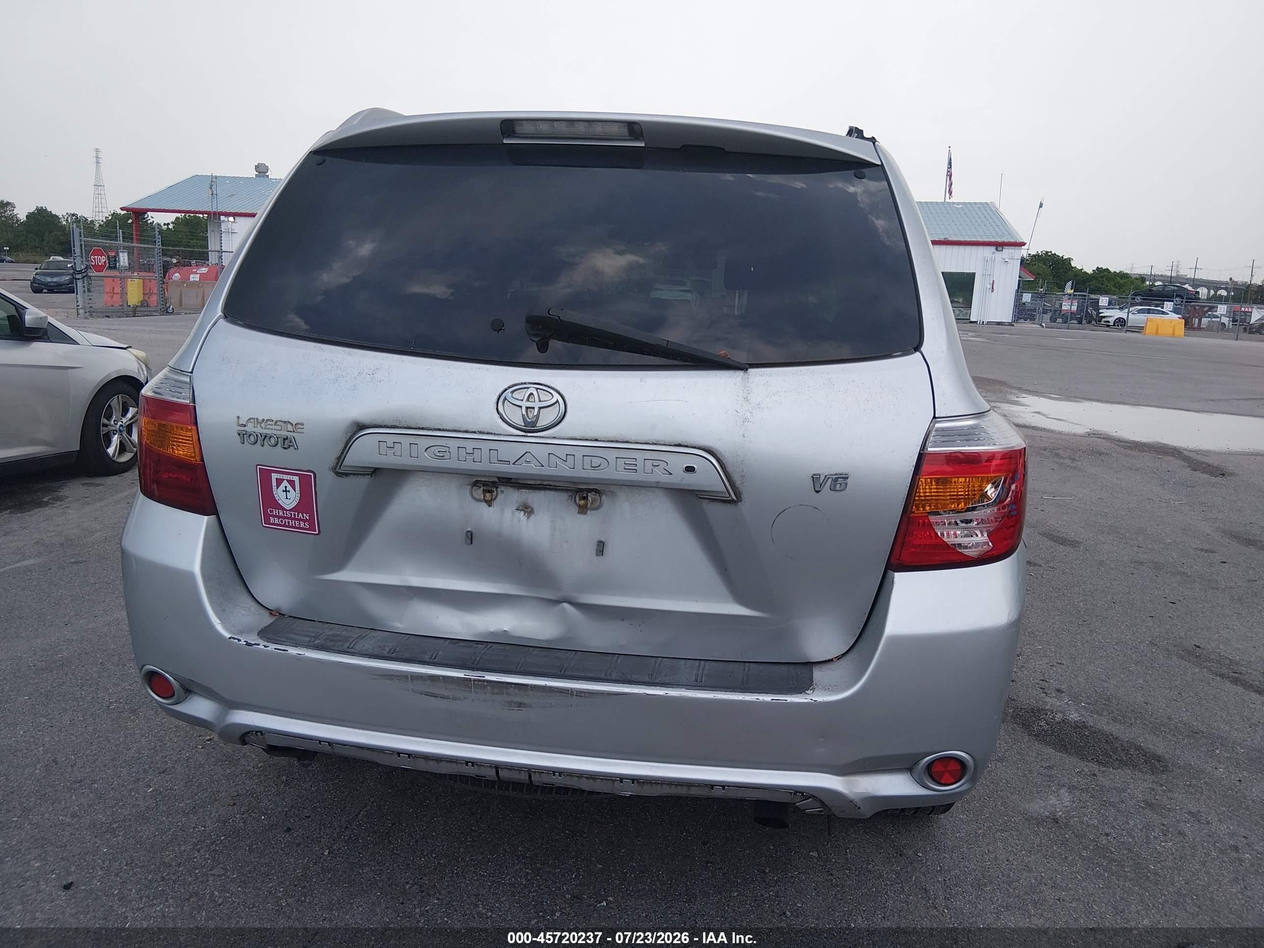 2009 Toyota Highlander Limited Silver vin: JTEDS42A092080082
