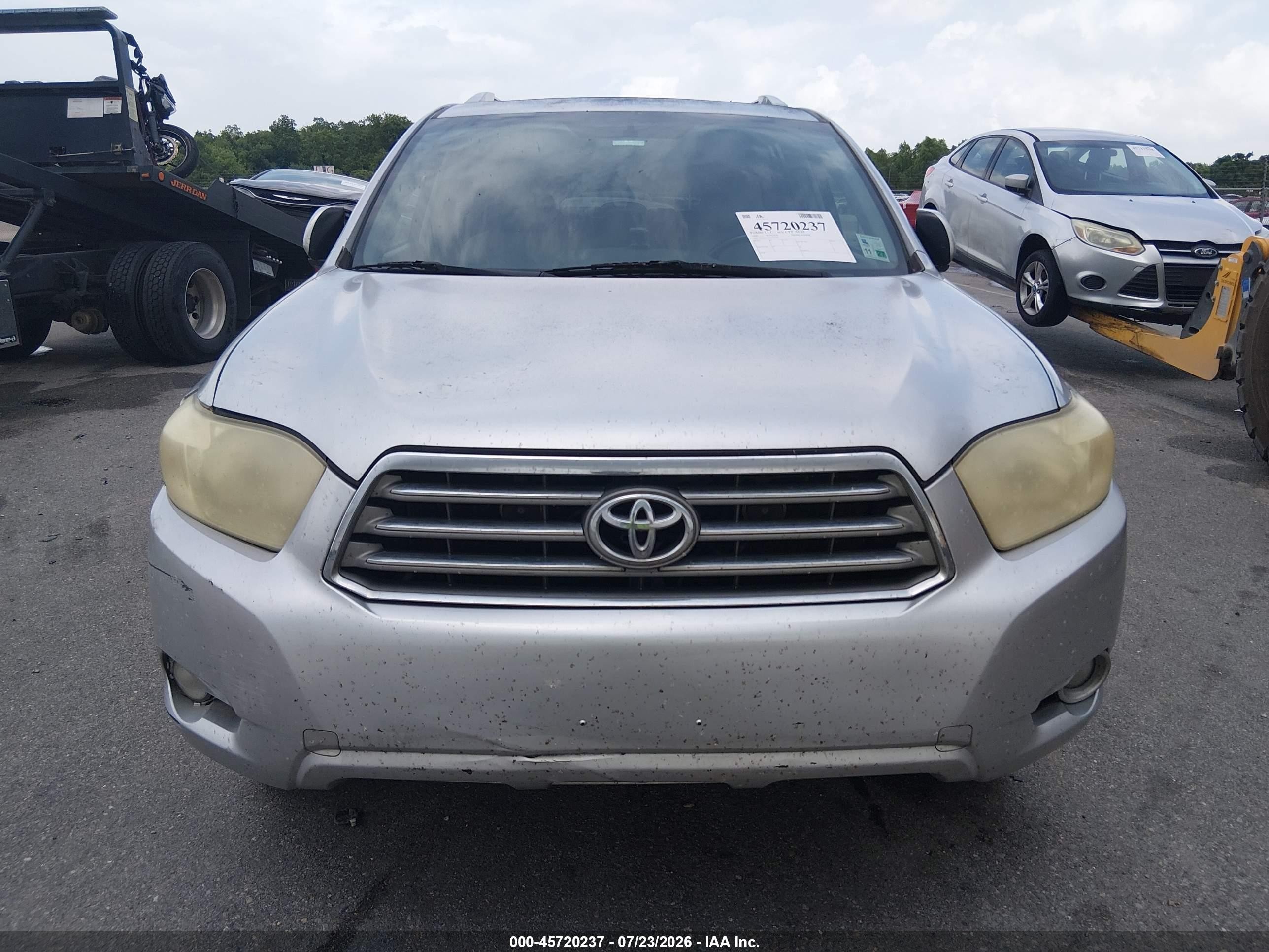 2009 Toyota Highlander Limited Silver vin: JTEDS42A092080082
