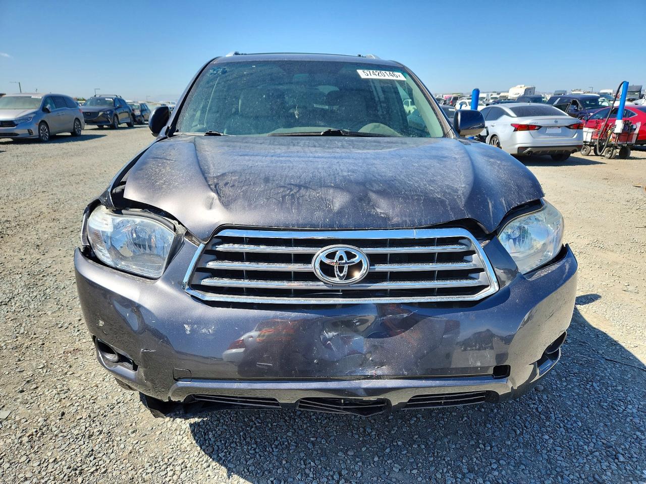 2008 Toyota Highlander Limited Gray vin: JTEDS42A182003977