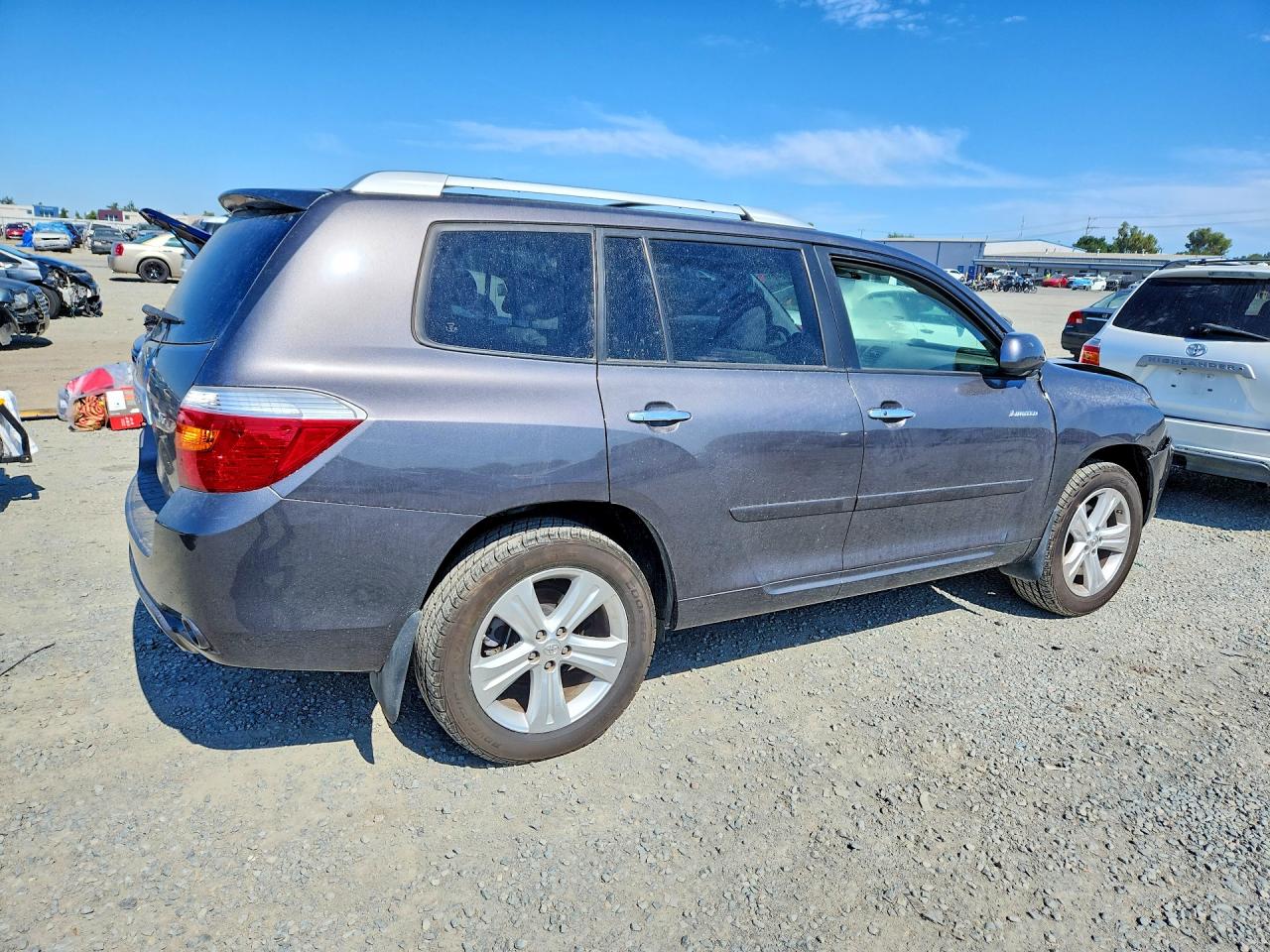 2008 Toyota Highlander Limited Gray vin: JTEDS42A182003977