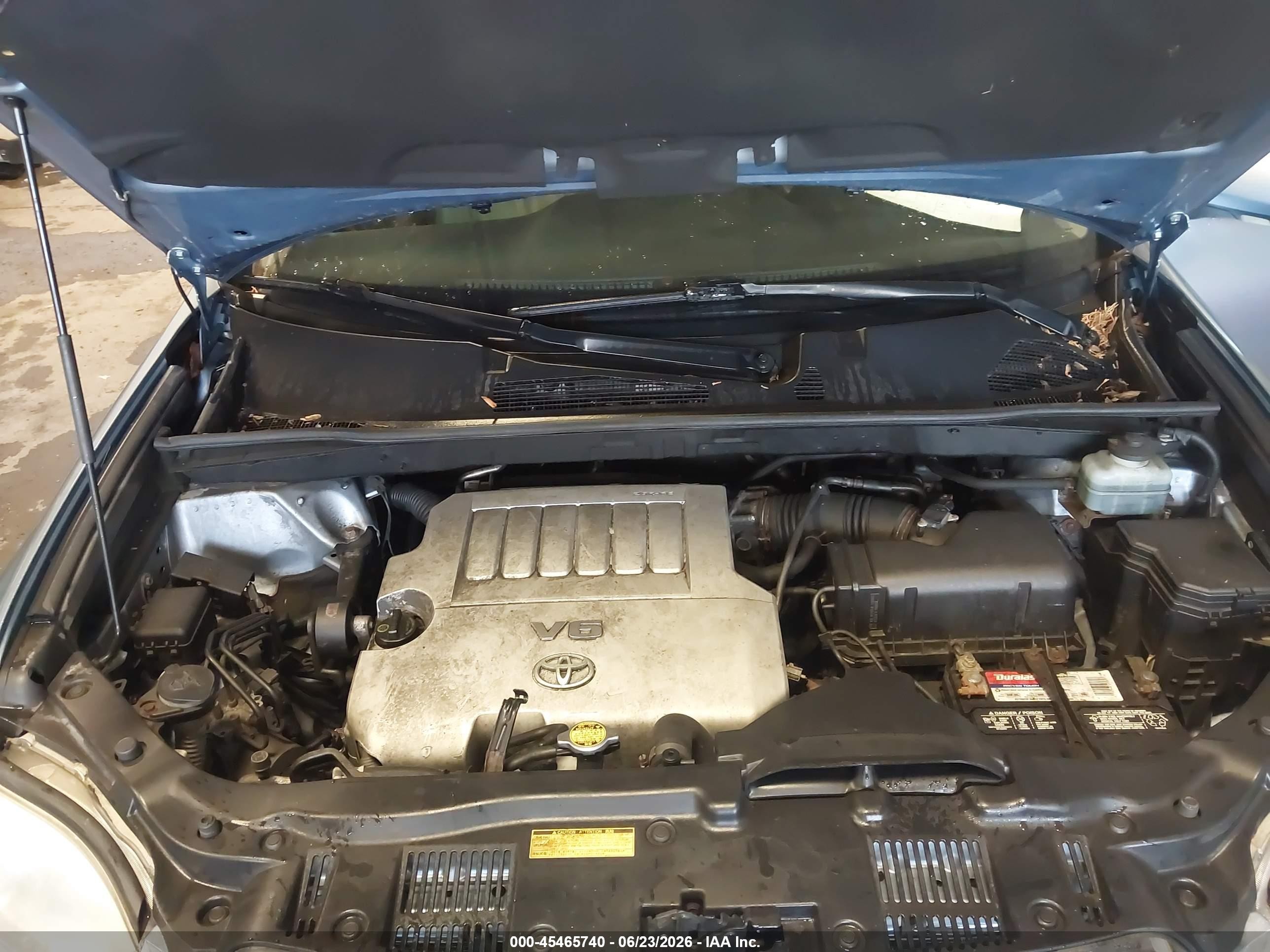 2008 Toyota Highlander Limited Light Blue vin: JTEDS42A182006684
