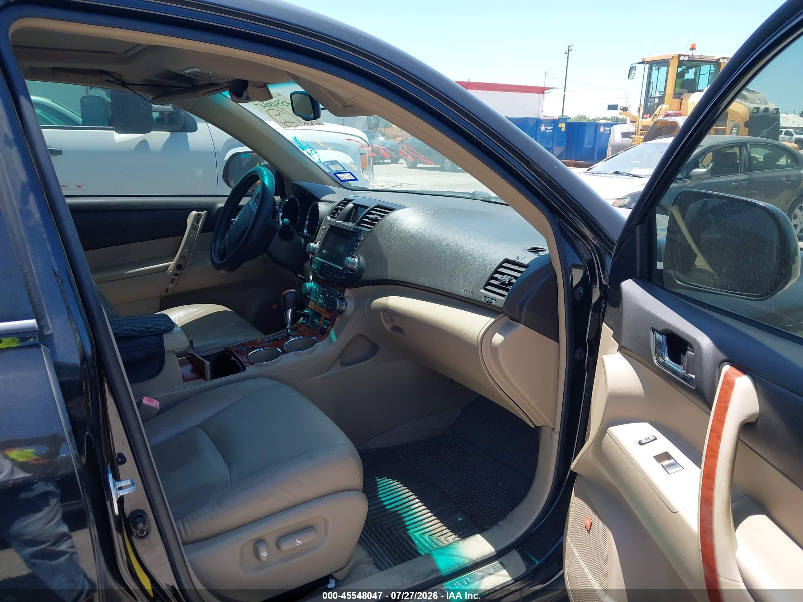 2008 Toyota Highlander Limited Черный vin: JTEDS42A182022657