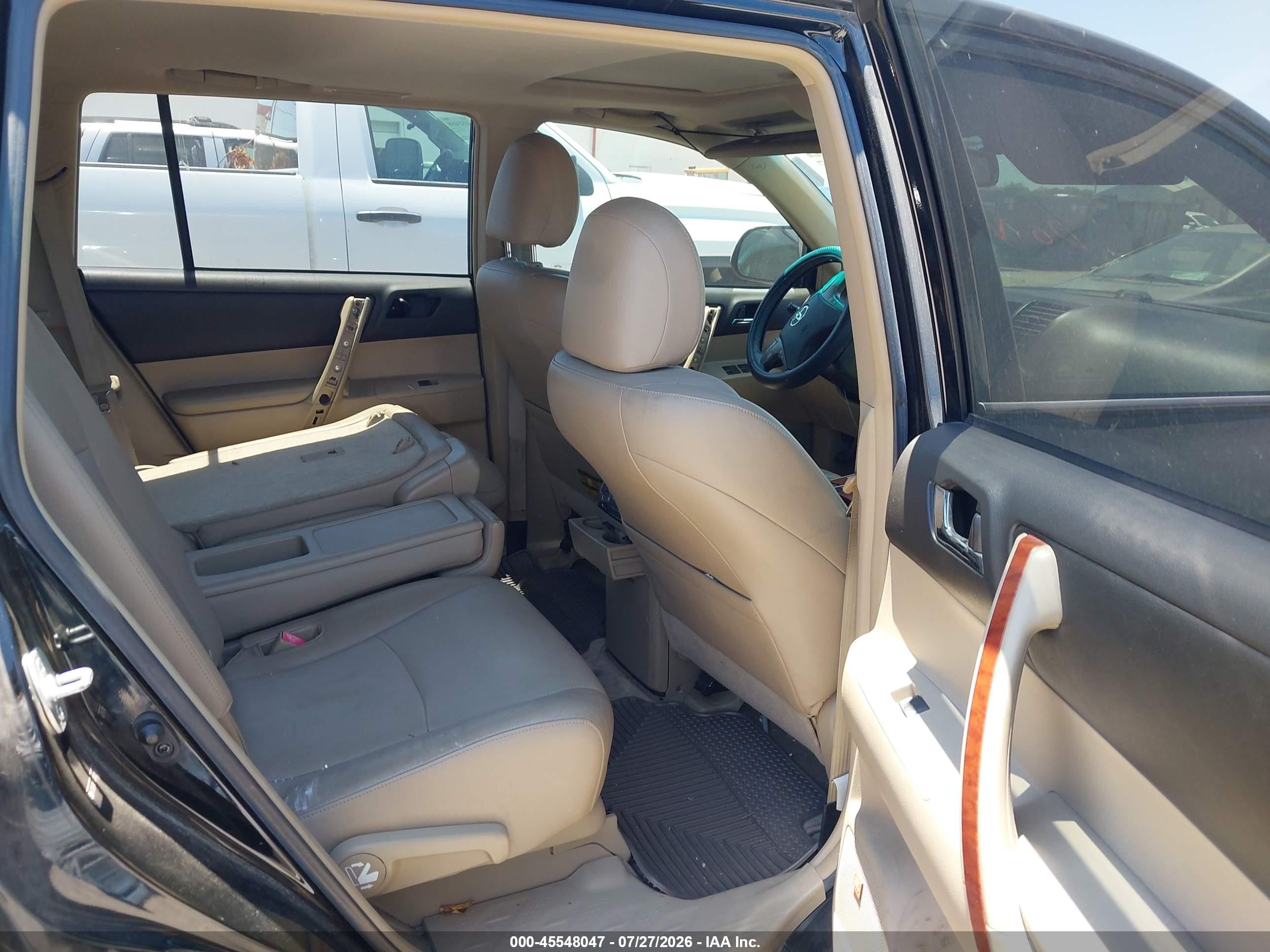2008 Toyota Highlander Limited Черный vin: JTEDS42A182022657
