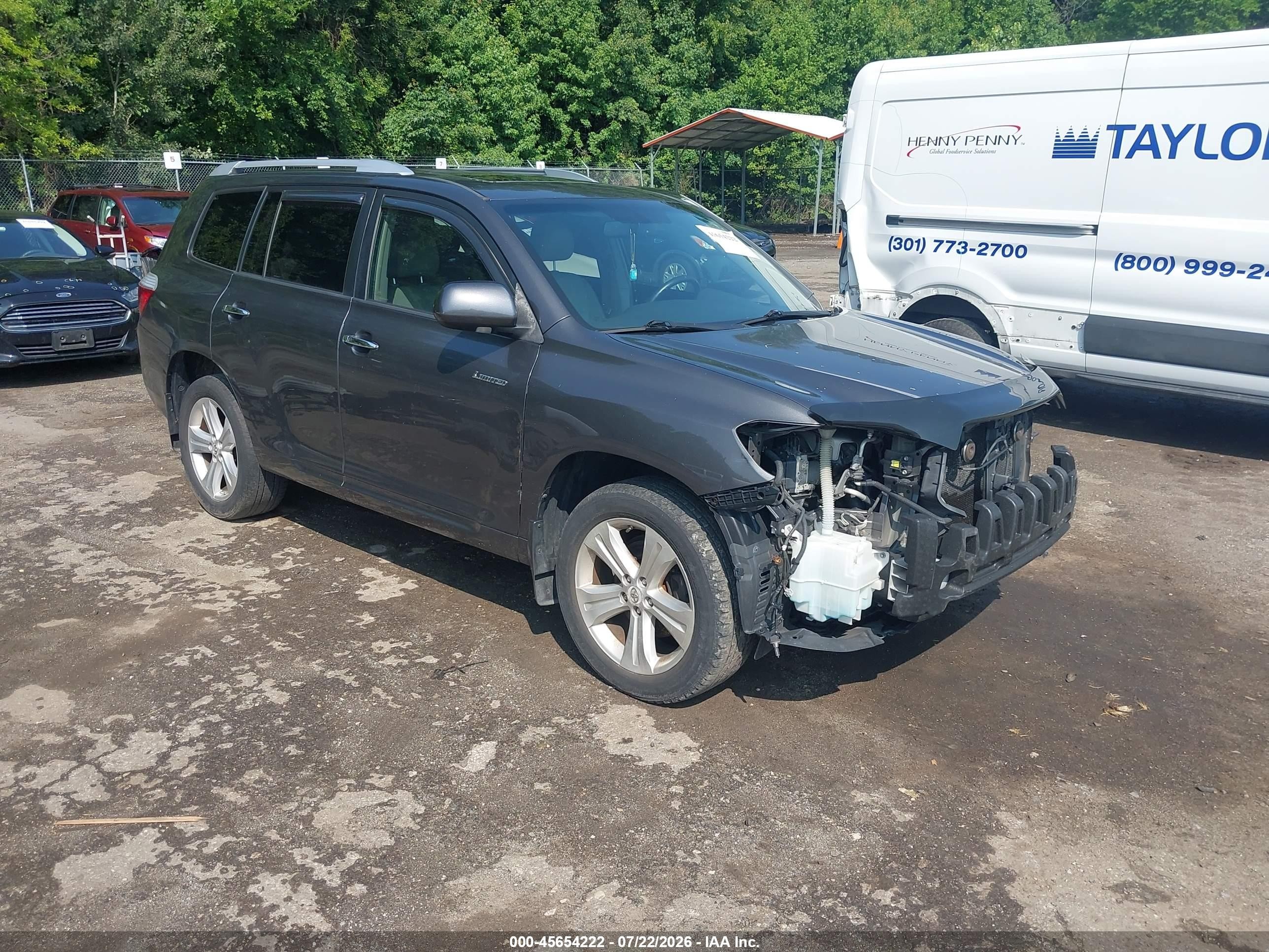 2008 Toyota Highlander Limited Gray vin: JTEDS42A282054775
