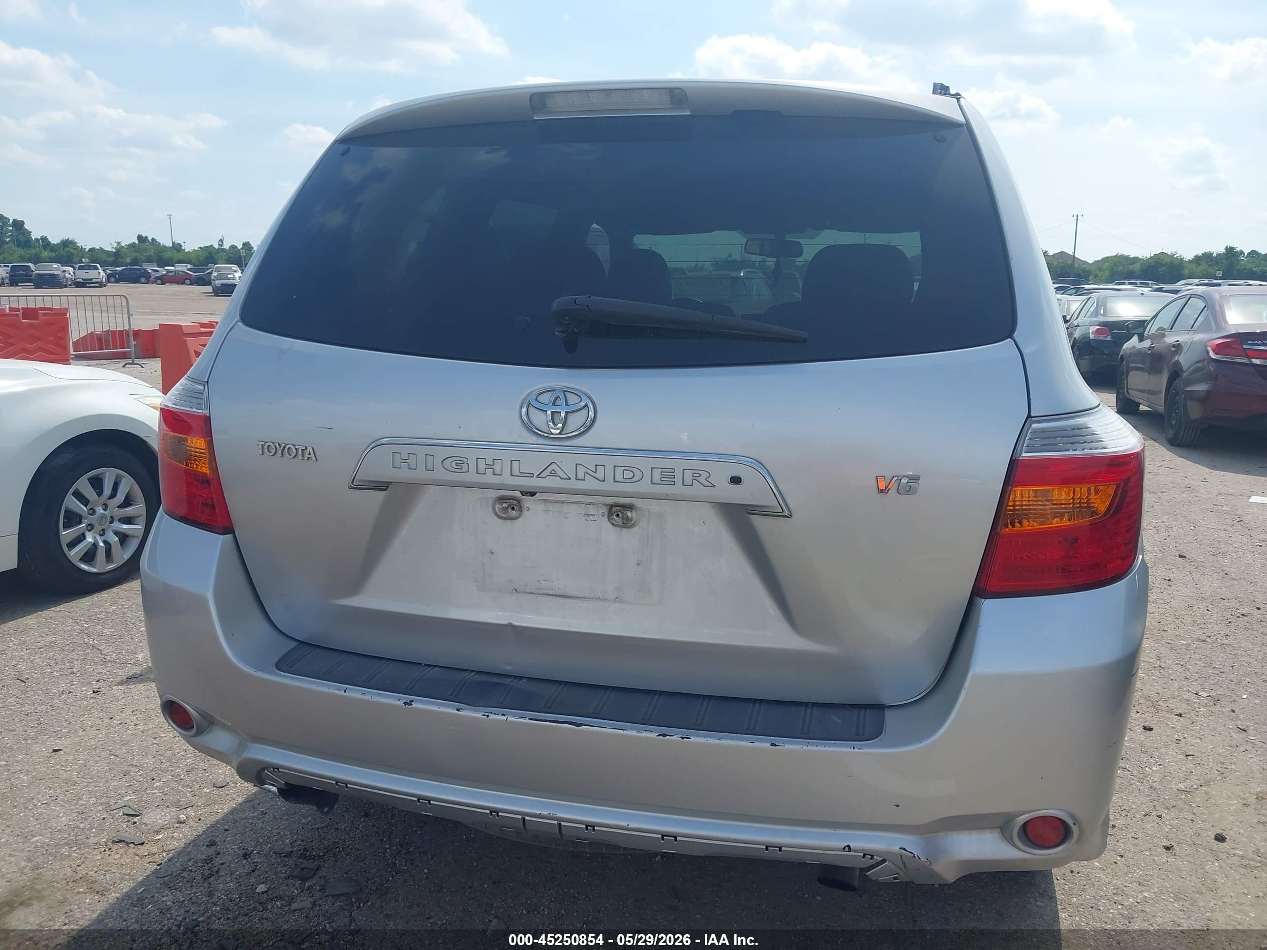 2008 Toyota Highlander Limited Silver vin: JTEDS42A282059619