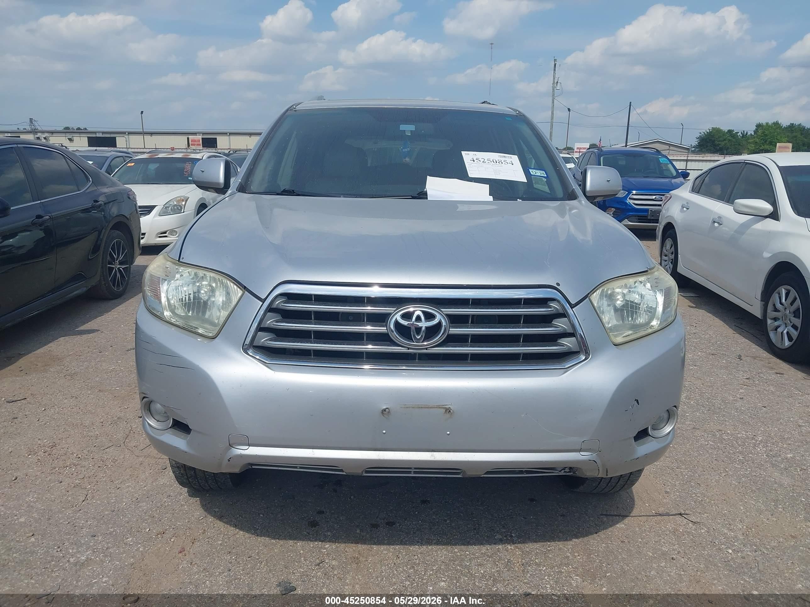 2008 Toyota Highlander Limited Silver vin: JTEDS42A282059619