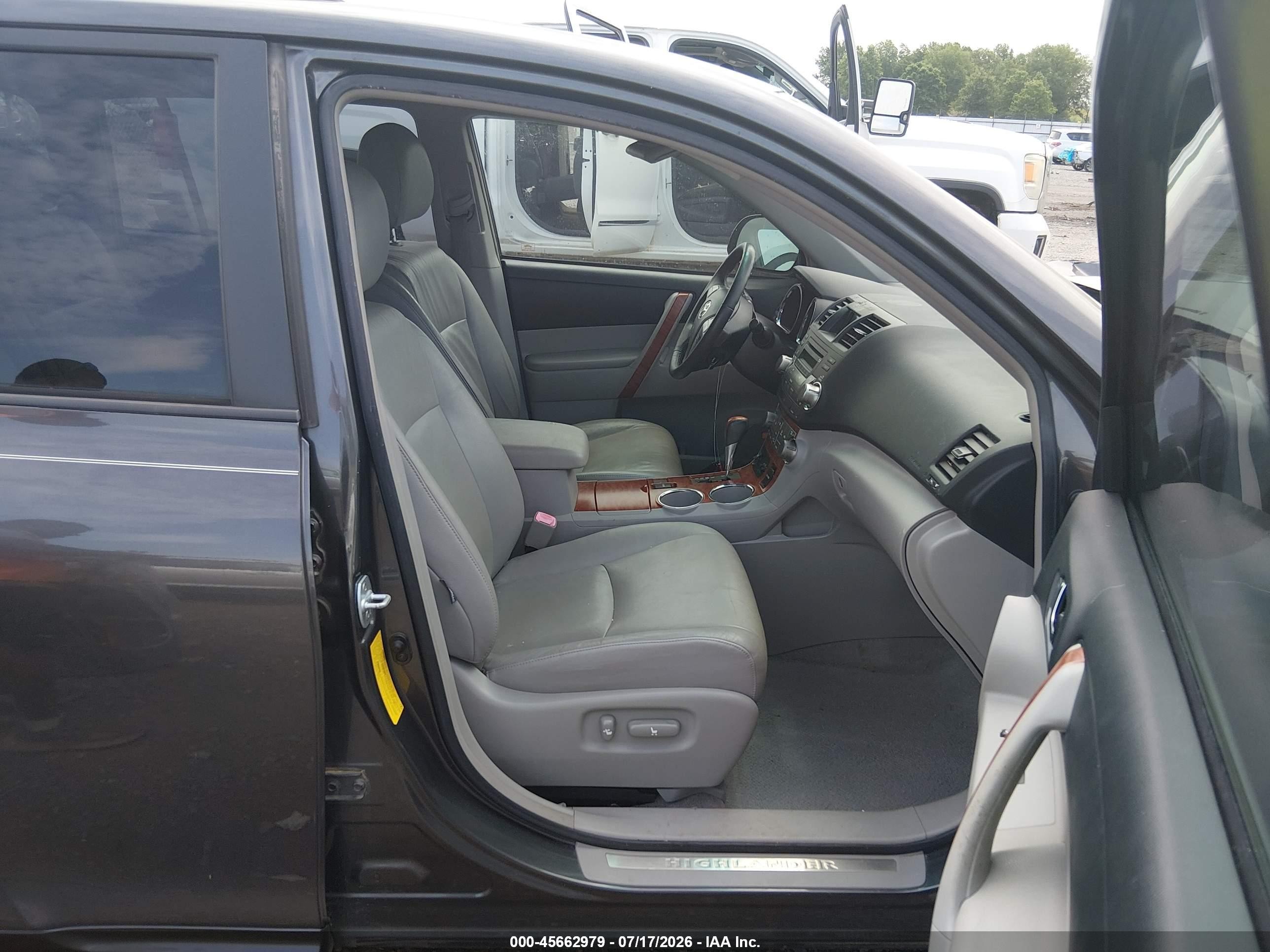 2009 Toyota Highlander Limited Gray vin: JTEDS42A292075997